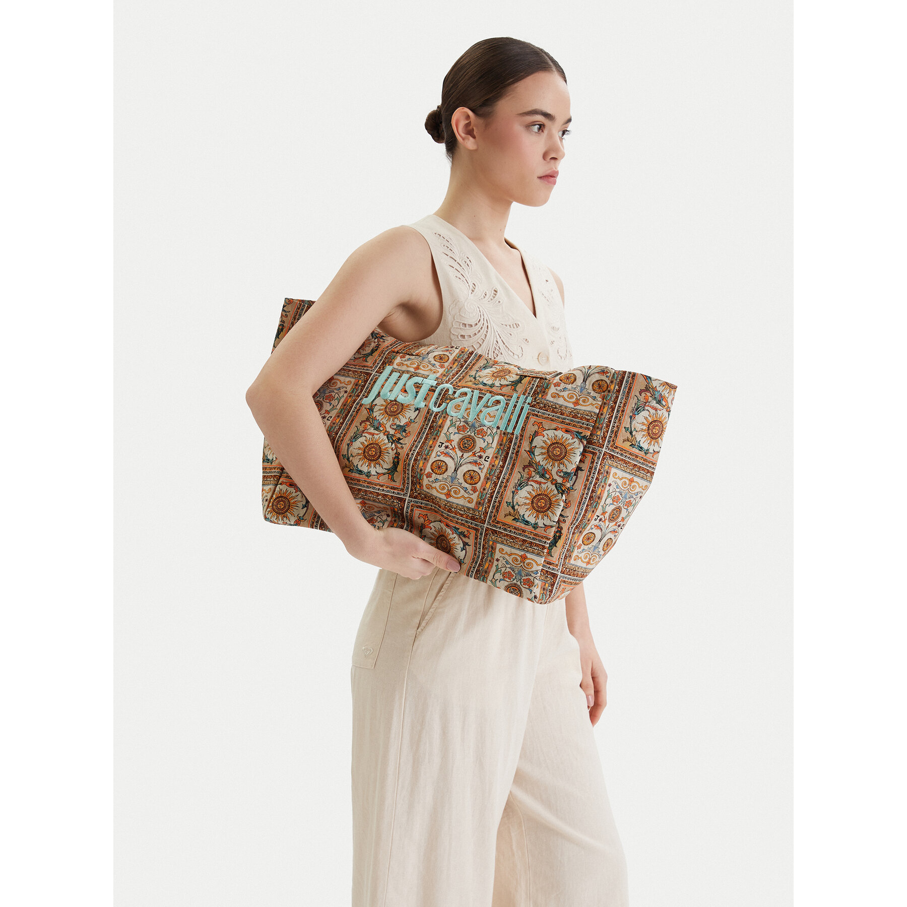 Geantă Just Cavalli 80RA4BS1 ZG426 Colorat