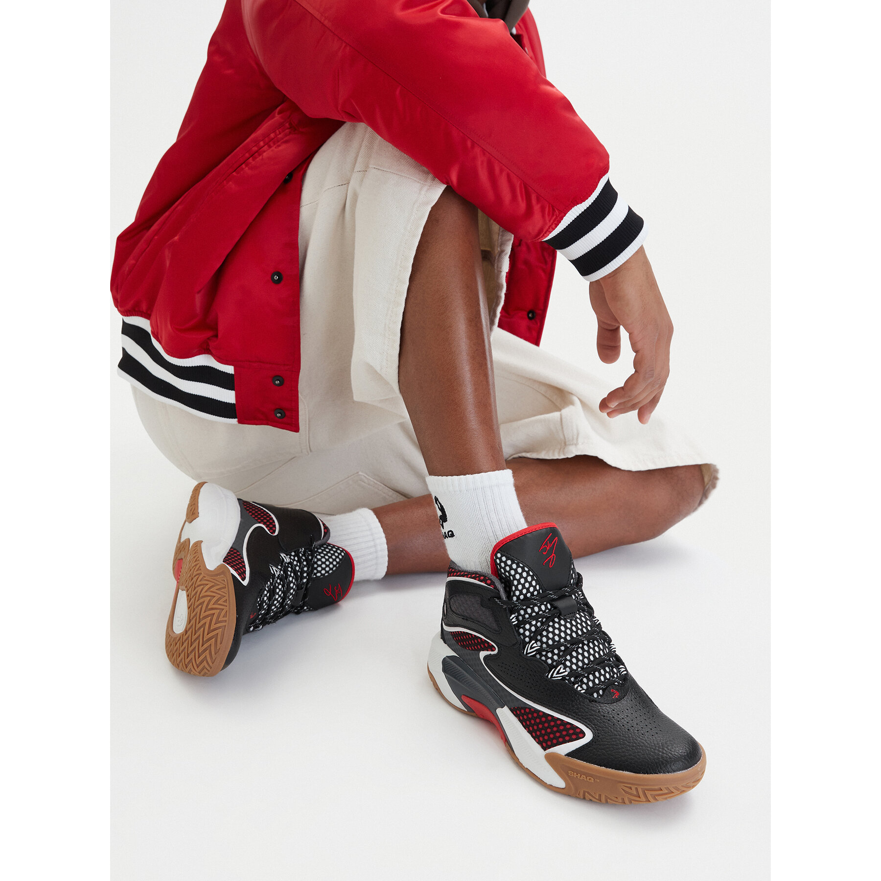Sneakersy Shaq EOSS-SHAQNOTIX 2.0 AQ95039M-BW Čierna