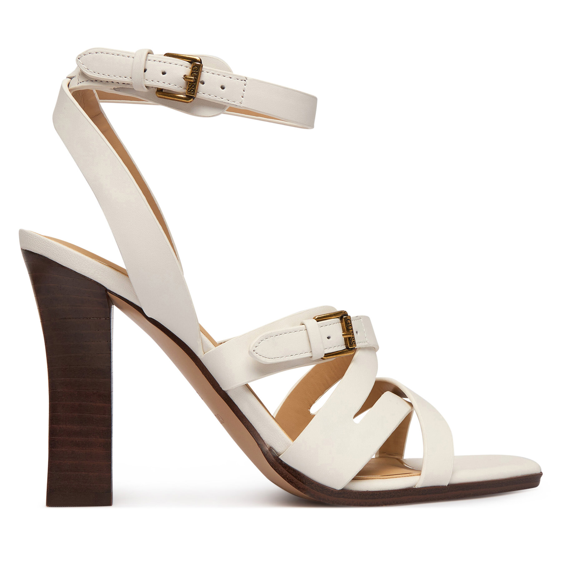 Sandale Guess FLJRAD LEA03 Krem