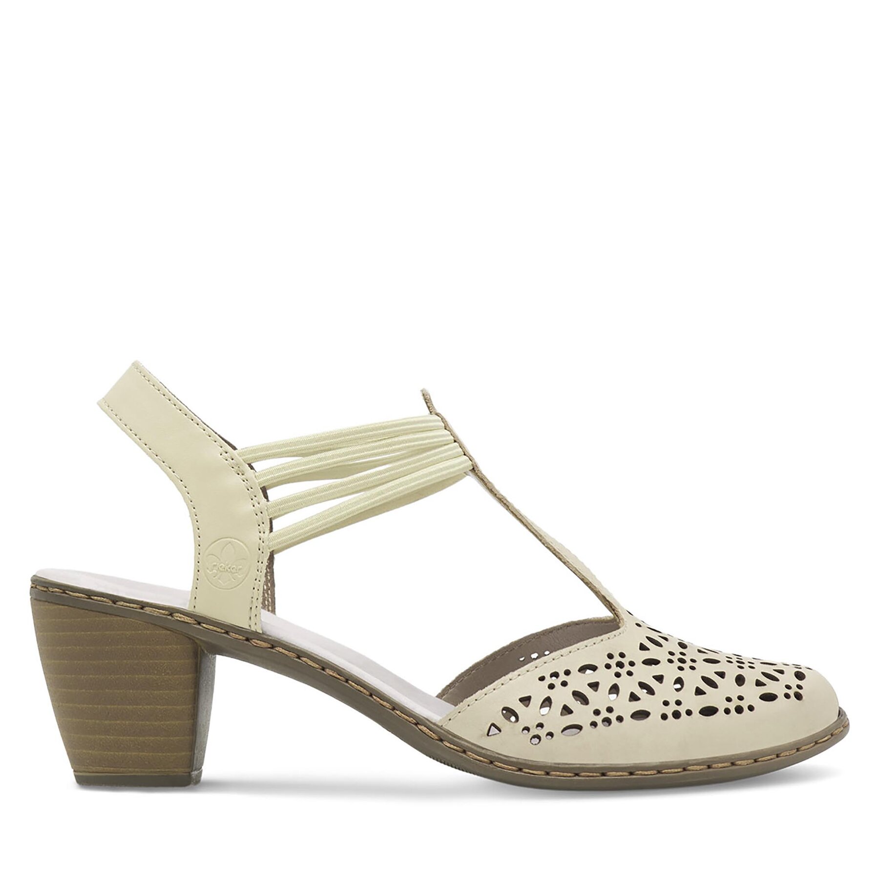 Sandale Rieker 40969-80 Écru