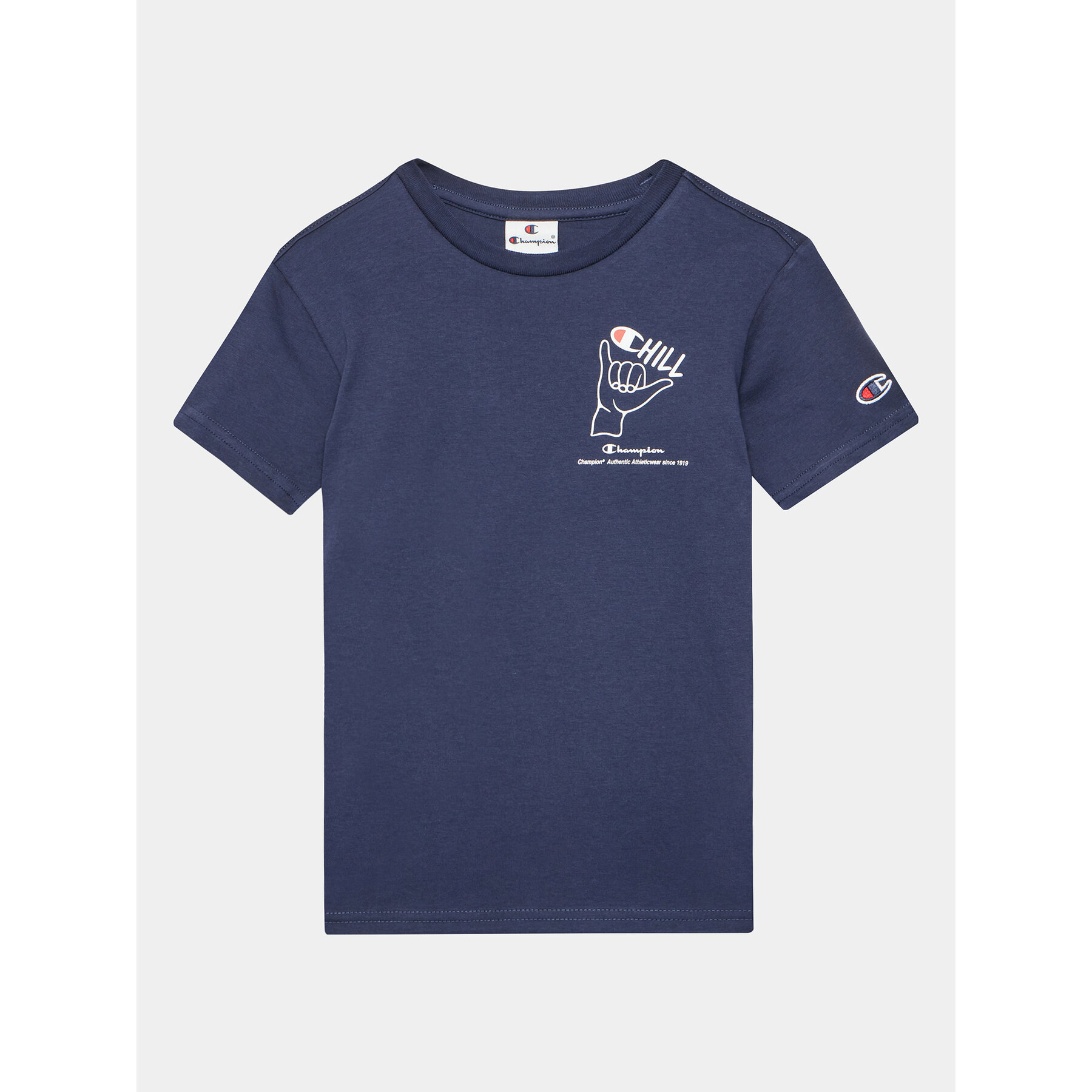 Champion Champion T-Shirt 306373 Σκούρο μπλε Regular Fit