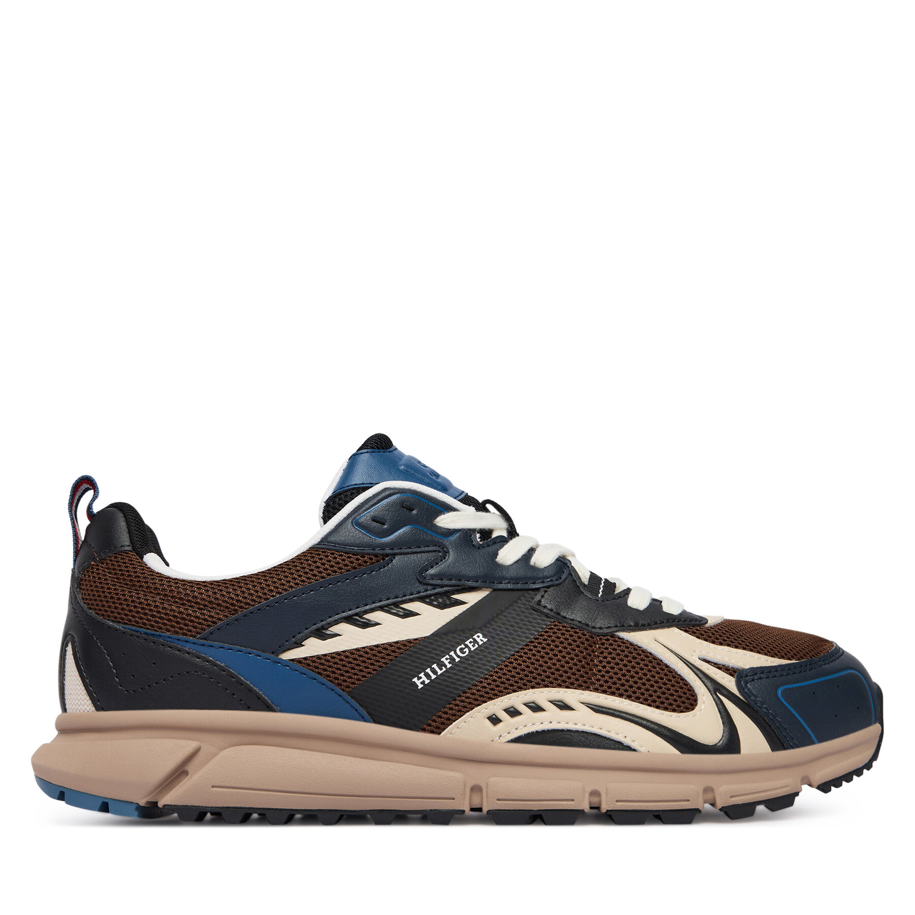 Tenisice Tommy Hilfiger Outdoor Sneaker Tech Mix FM0FM05843 Smeđa