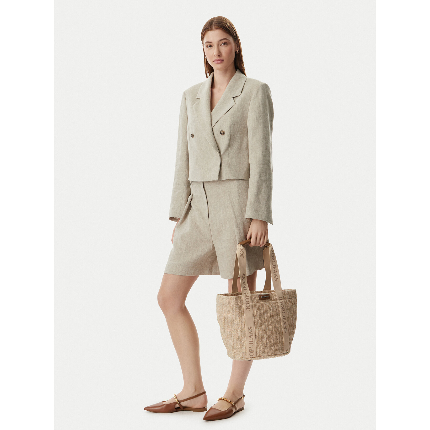 Τσάντα JOOP! Jeans Camille 4130001325 Μπεζ