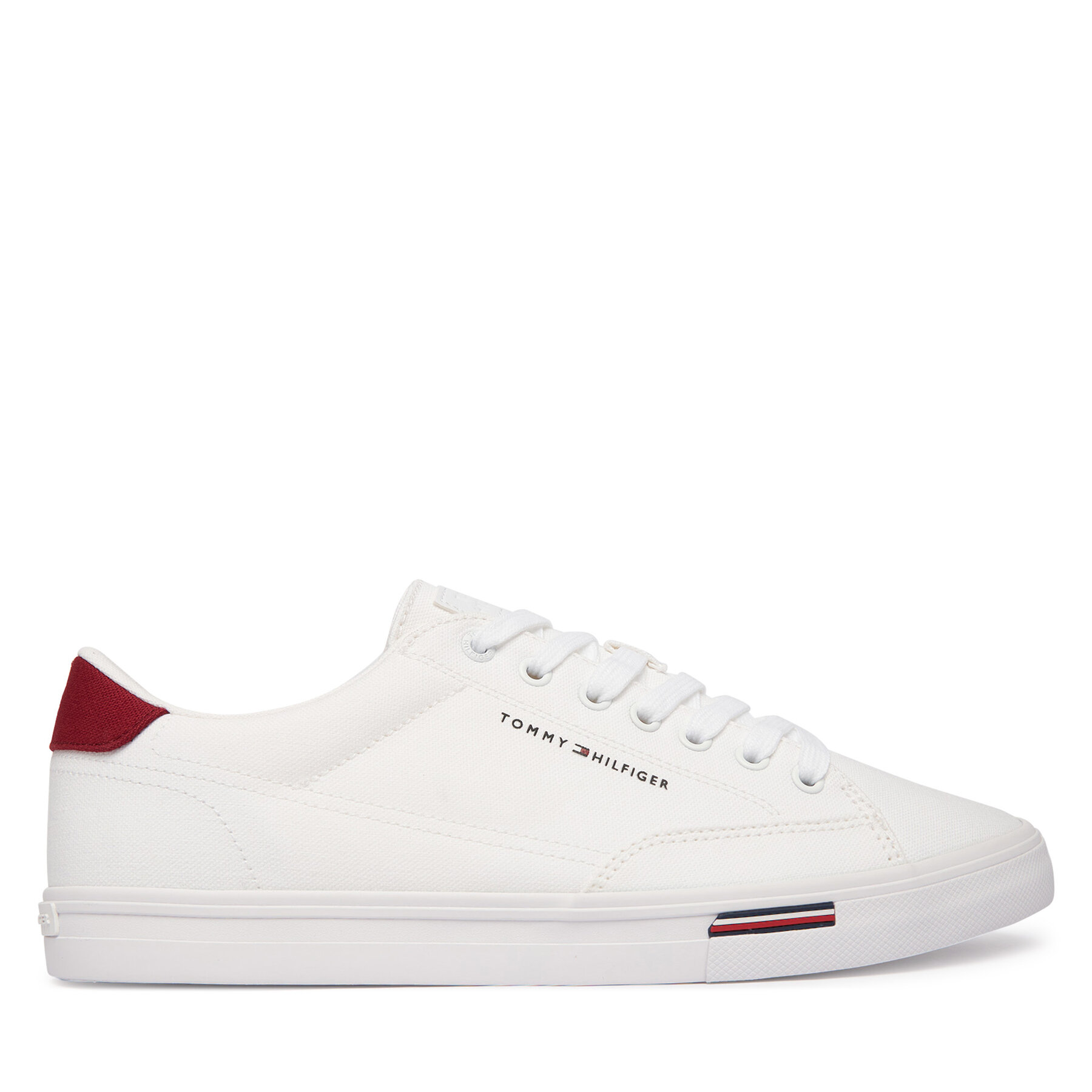 Tenisice Tommy Hilfiger Vulc Core Rwb Long FM0FM05813 Bijela
