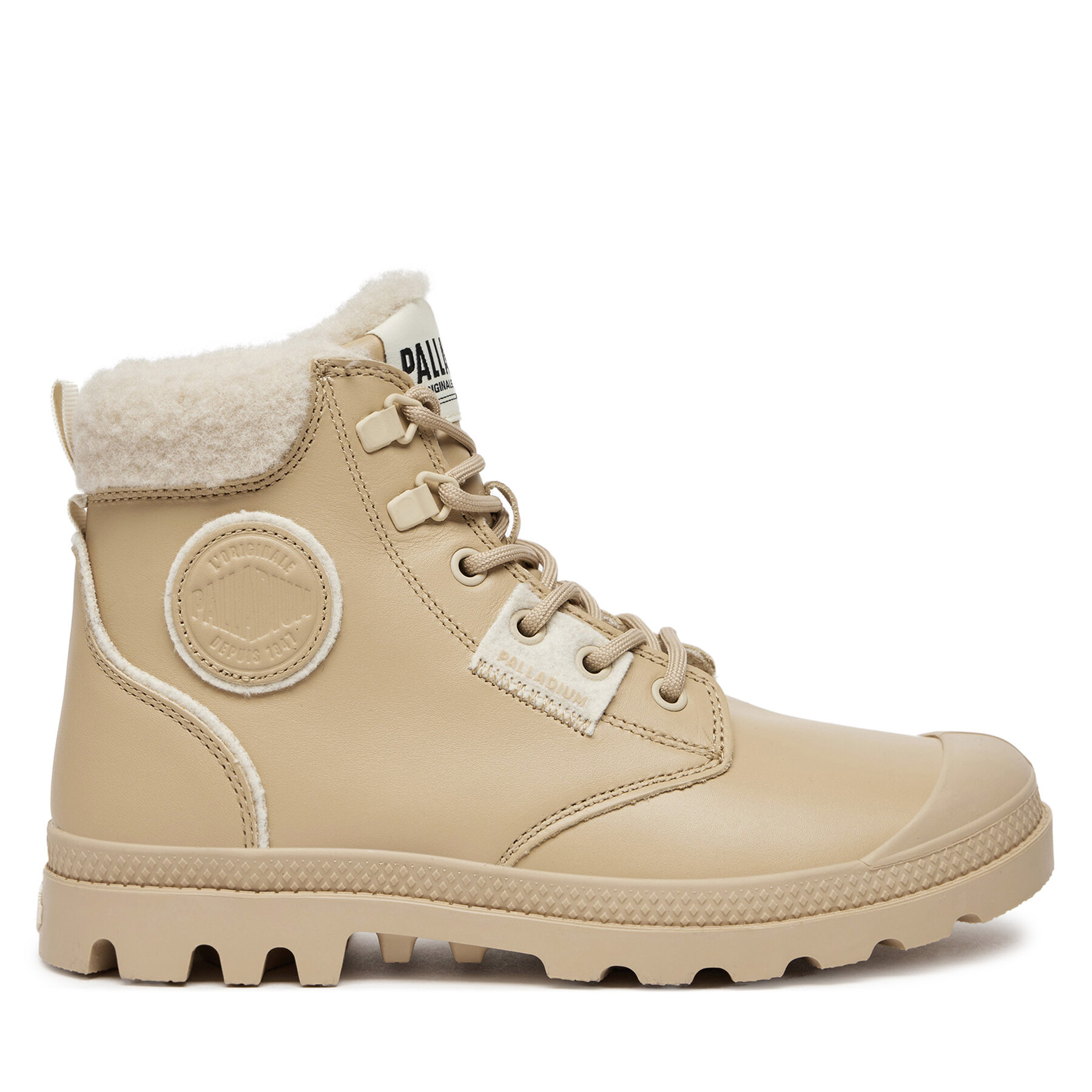 Bottes de randonnée Palladium 94380-235-M Beige