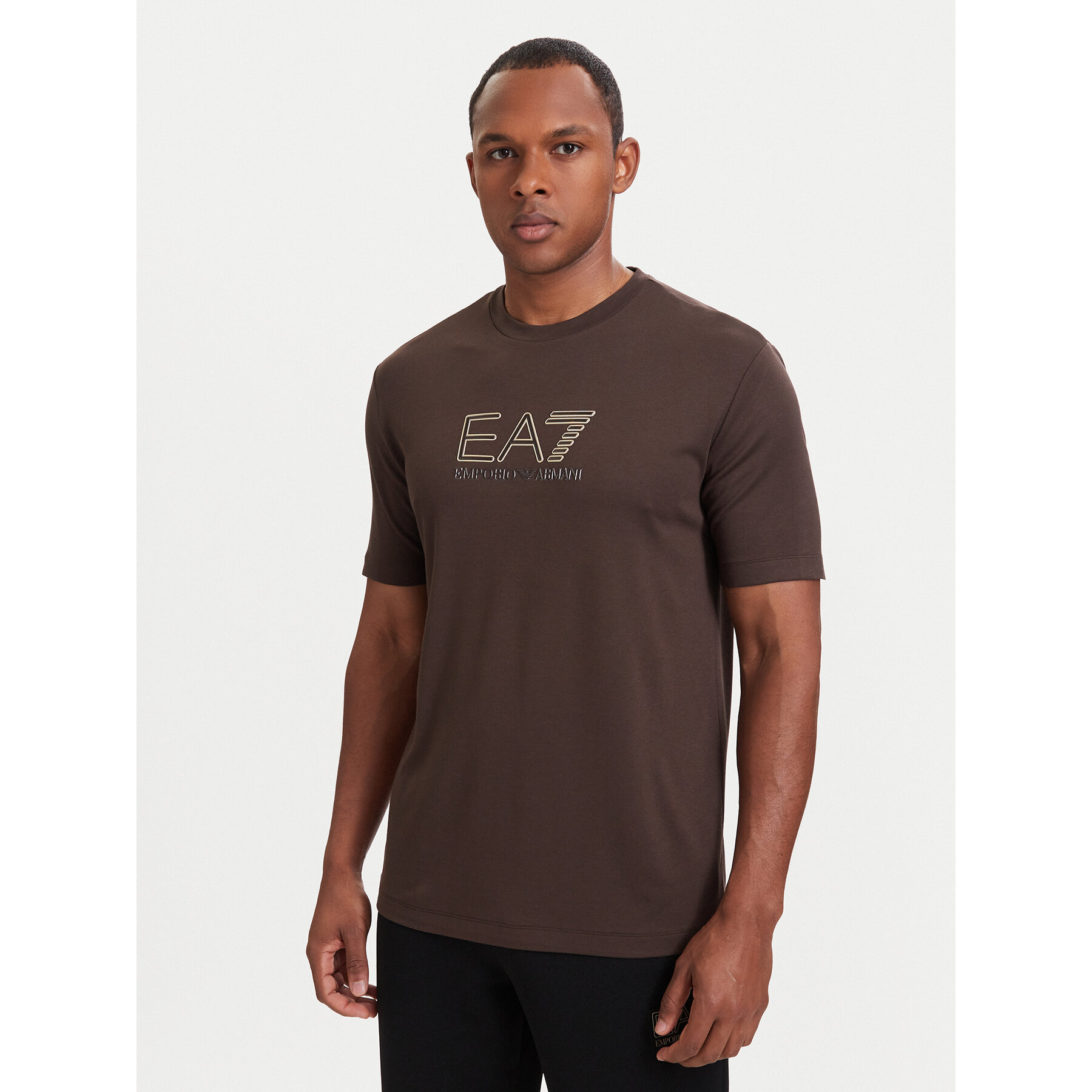 EA7 Emporio Armani T-Shirt 7M002239 AF13739 U6027 Braun Regular Fit