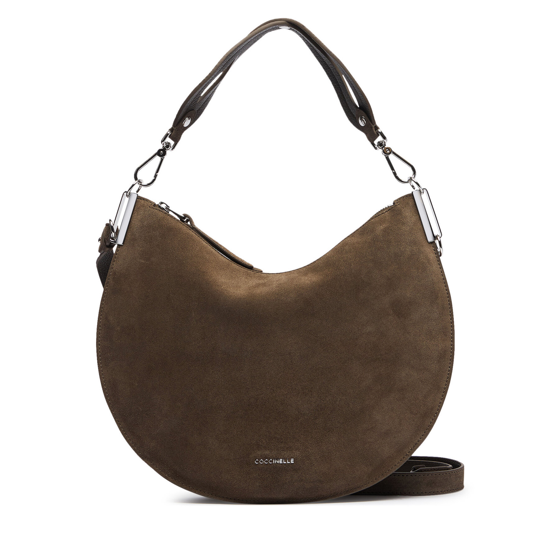 Дамска чанта Coccinelle QKG Coccinellesunup Suede E1 QKG 13 02 01 Каки