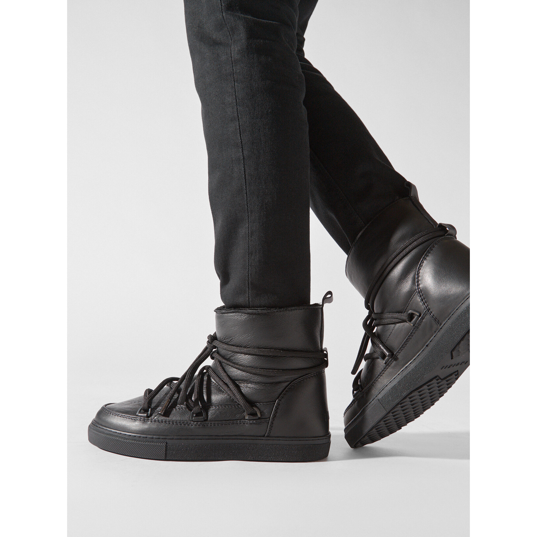 Škornji za sneg Inuikii Full Leather 55102-087 Black