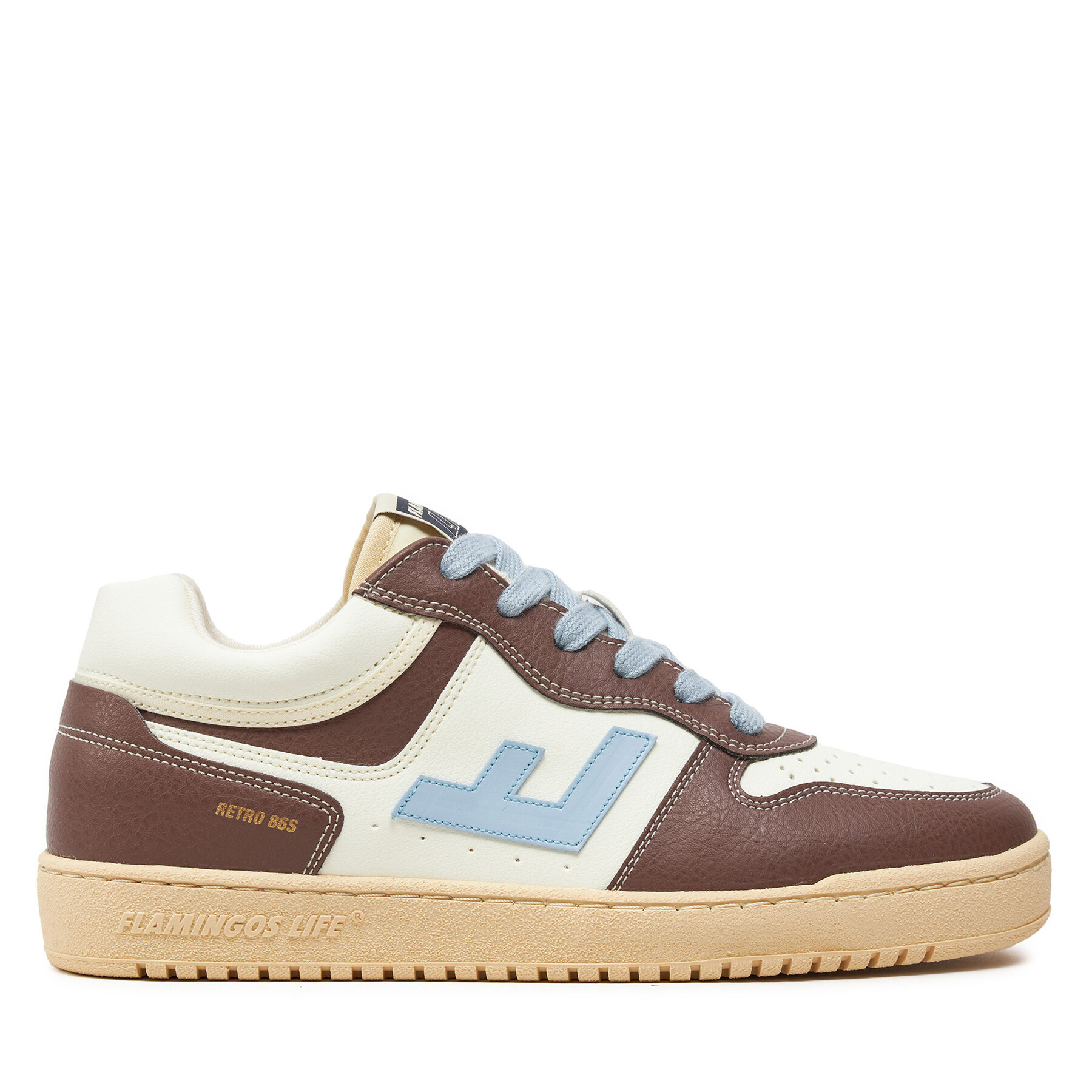 Sneakers Flamingos Life Retro 86s R8tausky Marrone