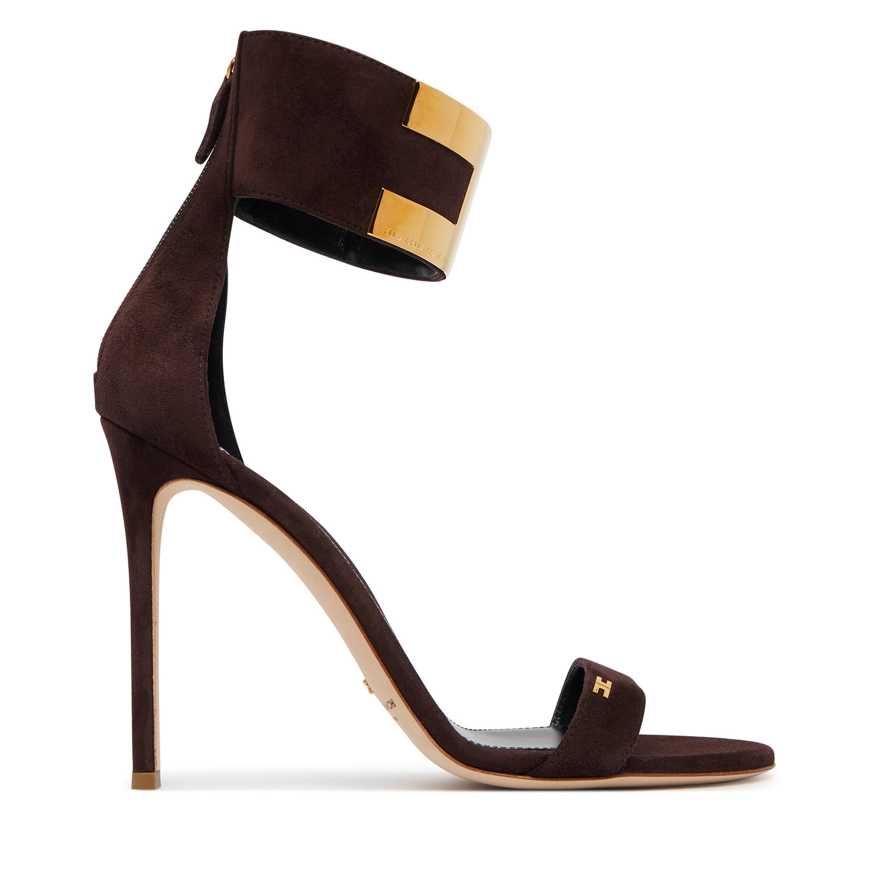 Sandále Elisabetta Franchi SA-91L-62E2-V600 Tmavo hnedá
