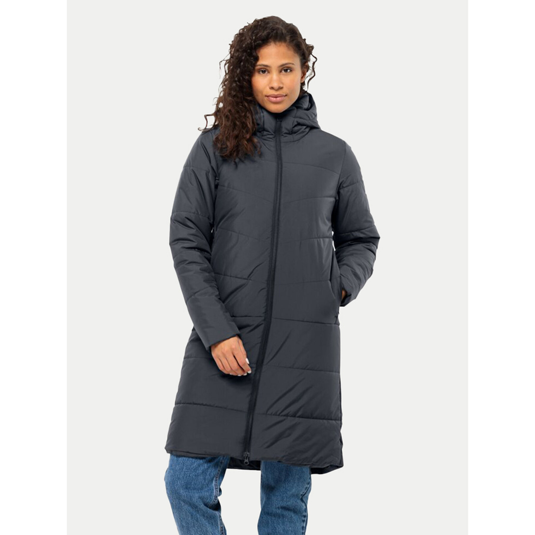 Jack Wolfskin Winterjacke Deutzer 1207501 Schwarz Regular Fit