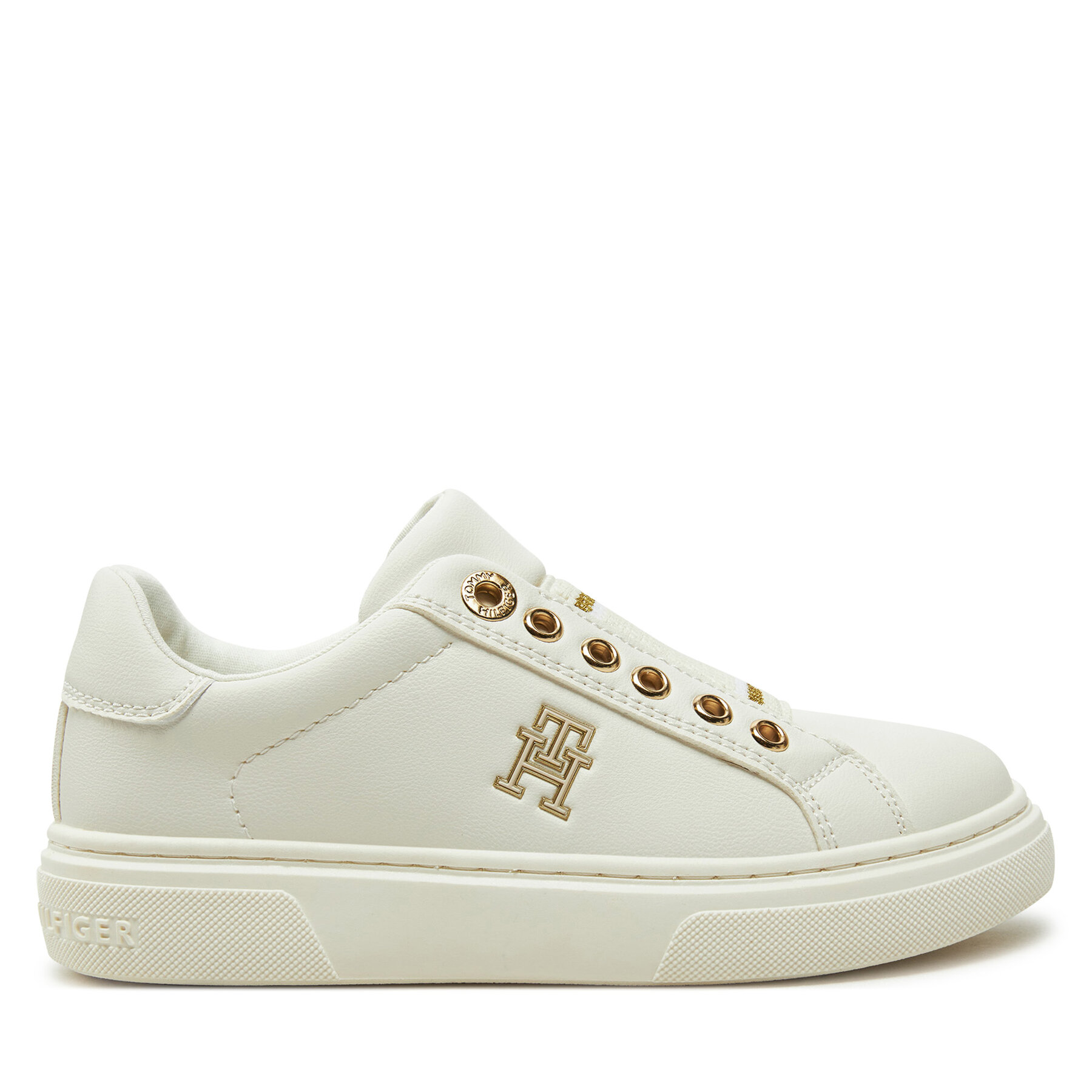 Sneakersy Tommy Hilfiger Low Cut Sneaker T3A9-33744-1355 M Biela