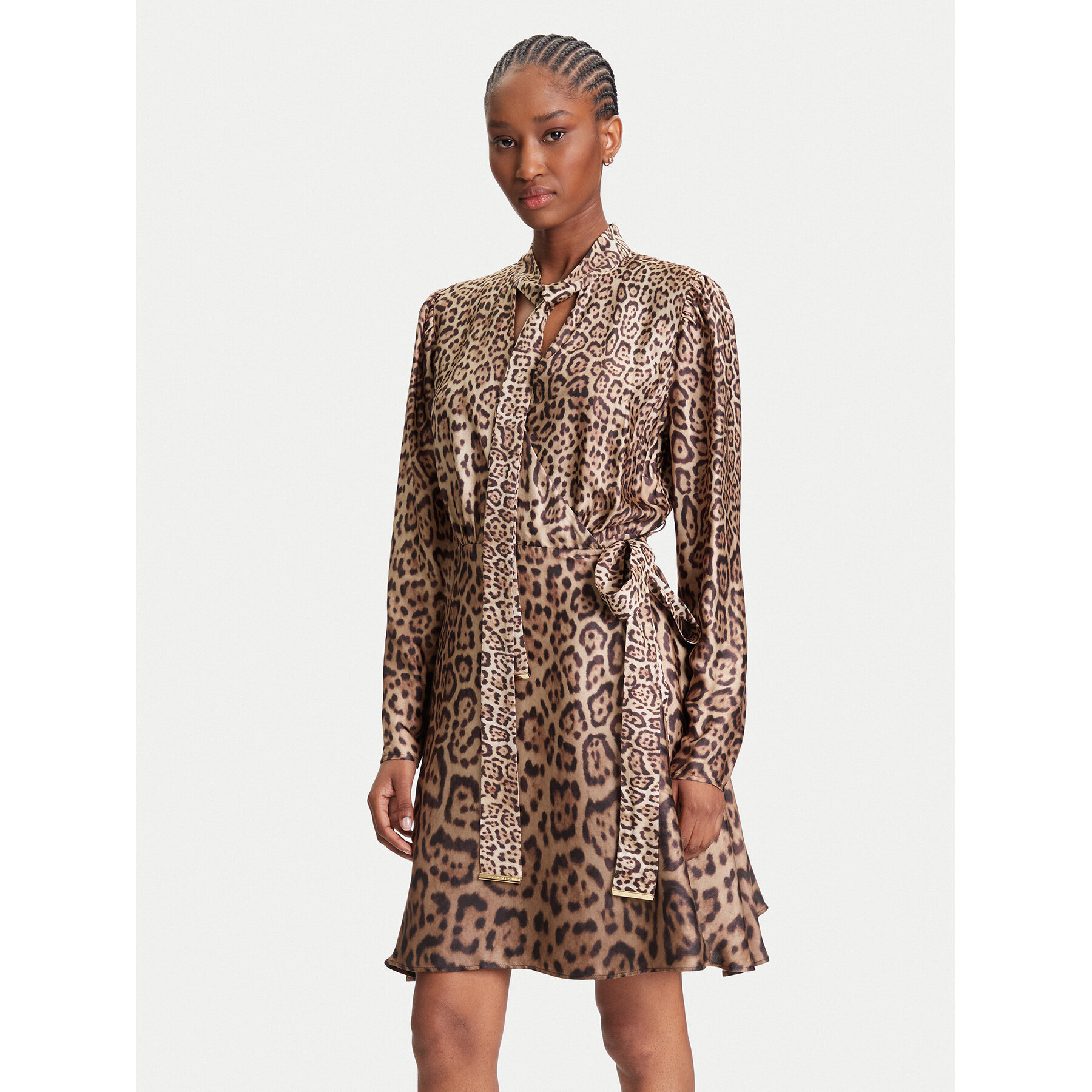 Marciano Guess Kleid für den Alltag 5YGK28 7298A Braun Regular Fit