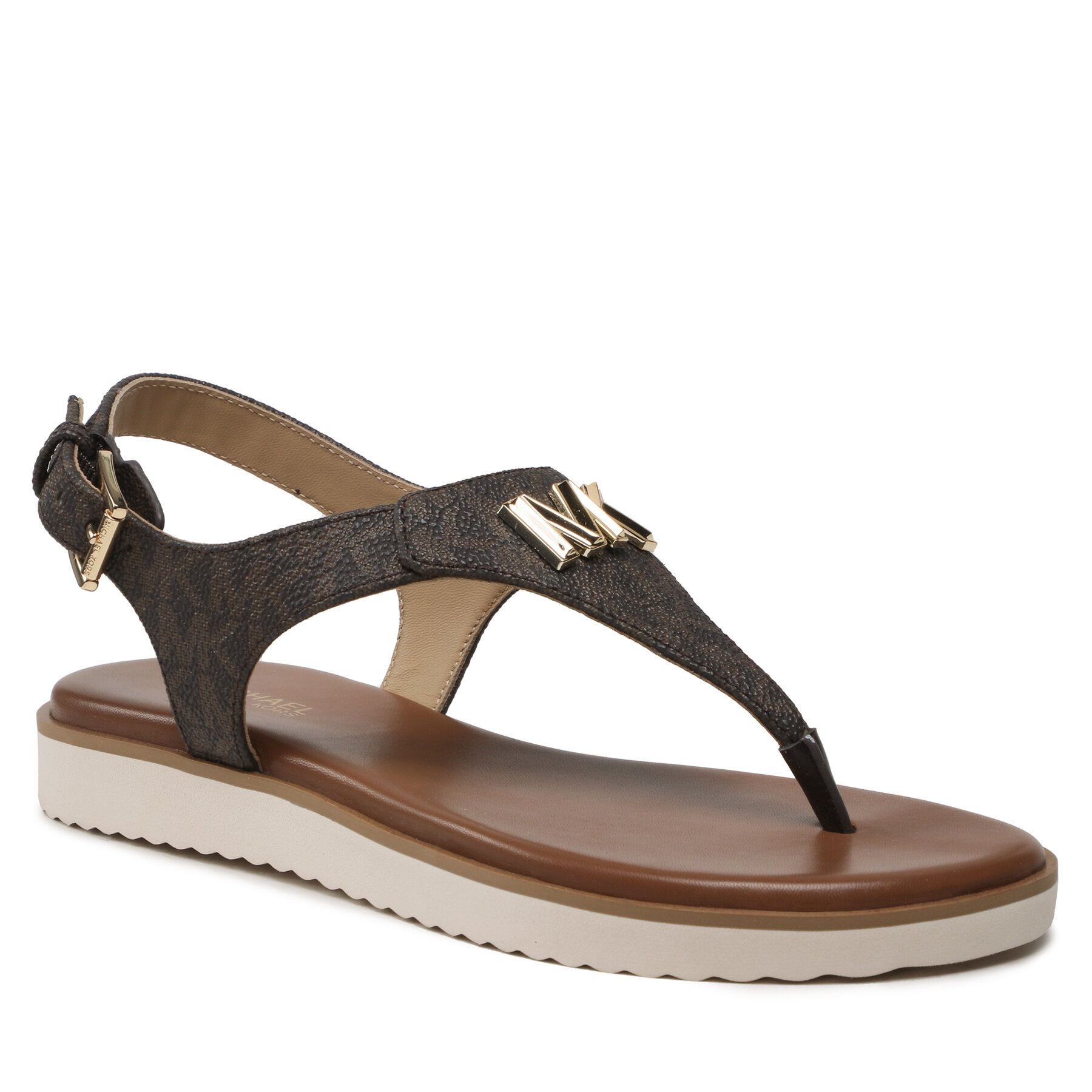 Sandale MICHAEL Michael Kors Jilly Flat Sandal 40S2JLFAAB Brown