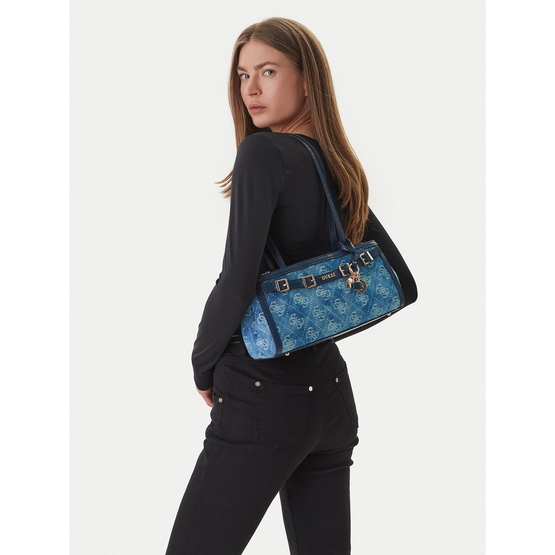 Kabelka Guess Dovie HWDG99 09080 Modrá