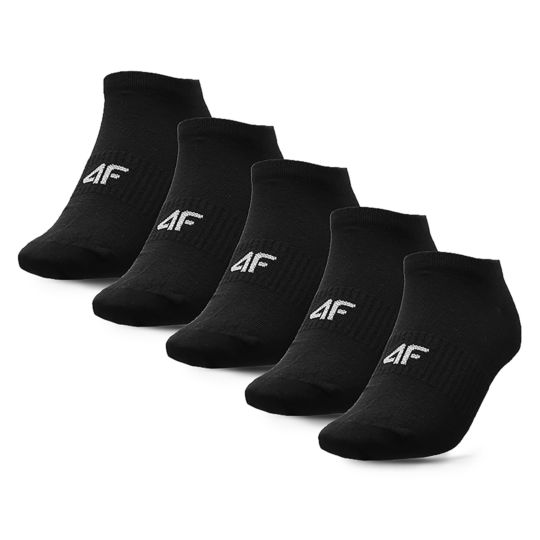 

Набір 5 пар низьких чоловічих шкарпеток 4F 4FWAW23USOCM220 20S, Чорний