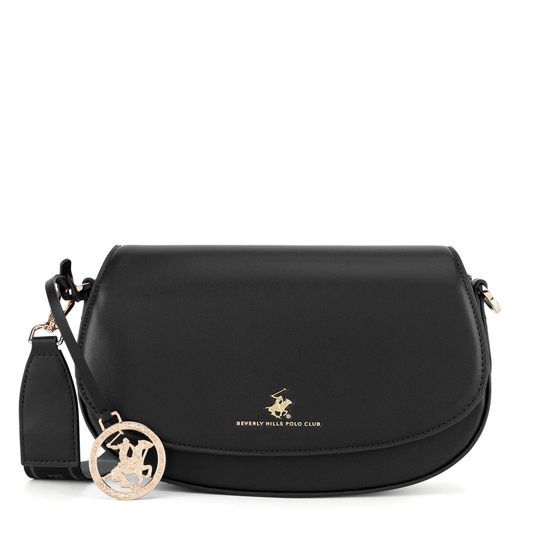 Kabelka Beverly Hills Polo Club, Velikost: ALL, Barva: Černá, BHPC-S-001-07