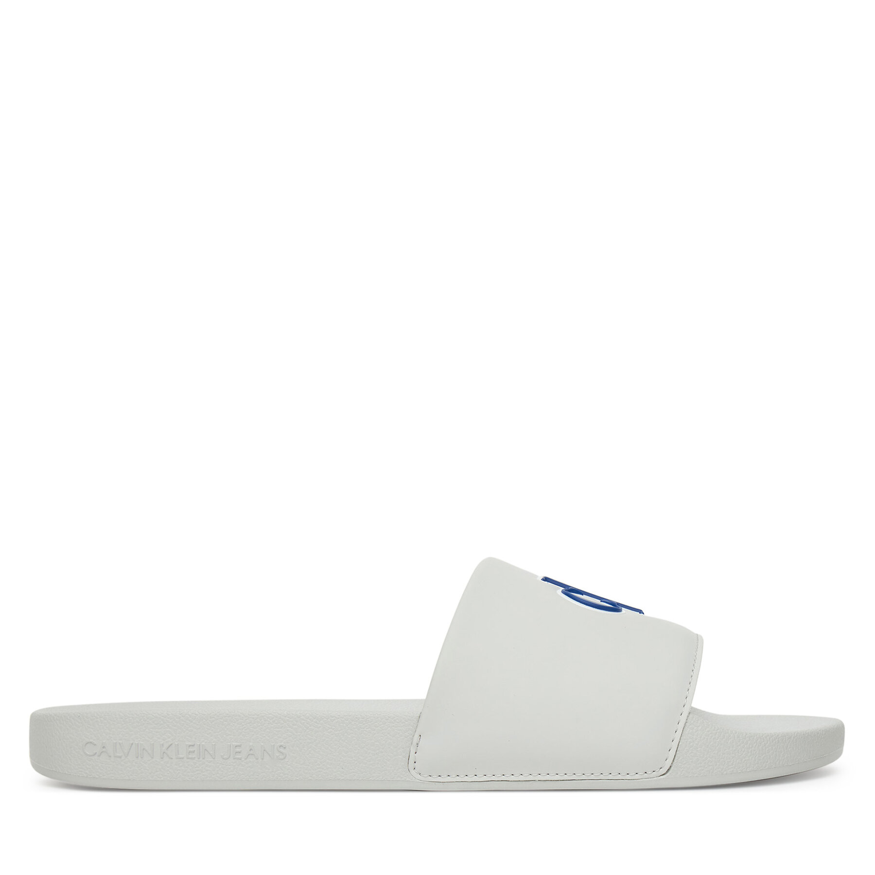 Šľapky Calvin Klein Jeans Slide Jelly Mono Pu YM0YM01281 Sivá