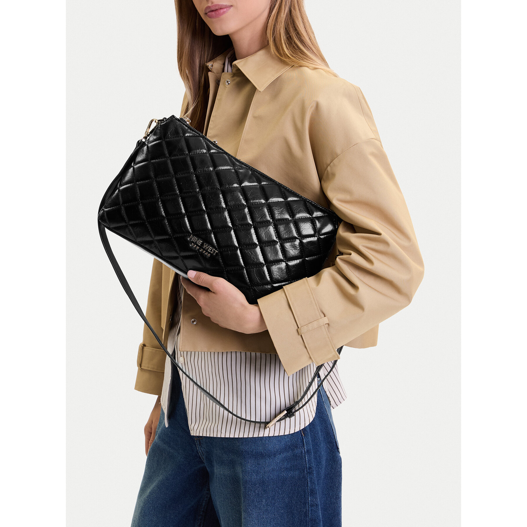 Τσάντα Nine West CEO-AGATHA-LA482-3035 Μαύρο