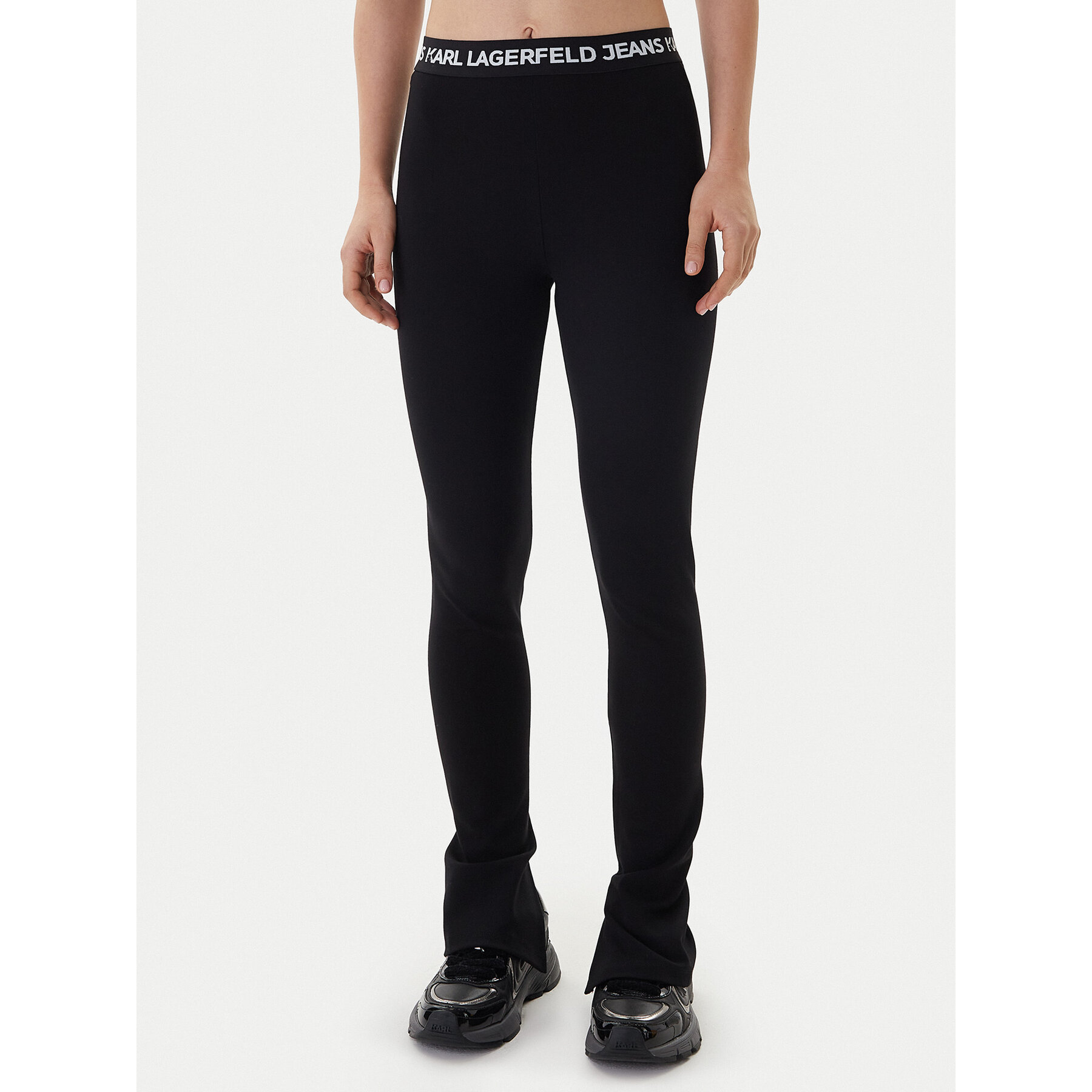 Karl Lagerfeld Jeans Leggings B1W10091 Schwarz Regular Fit