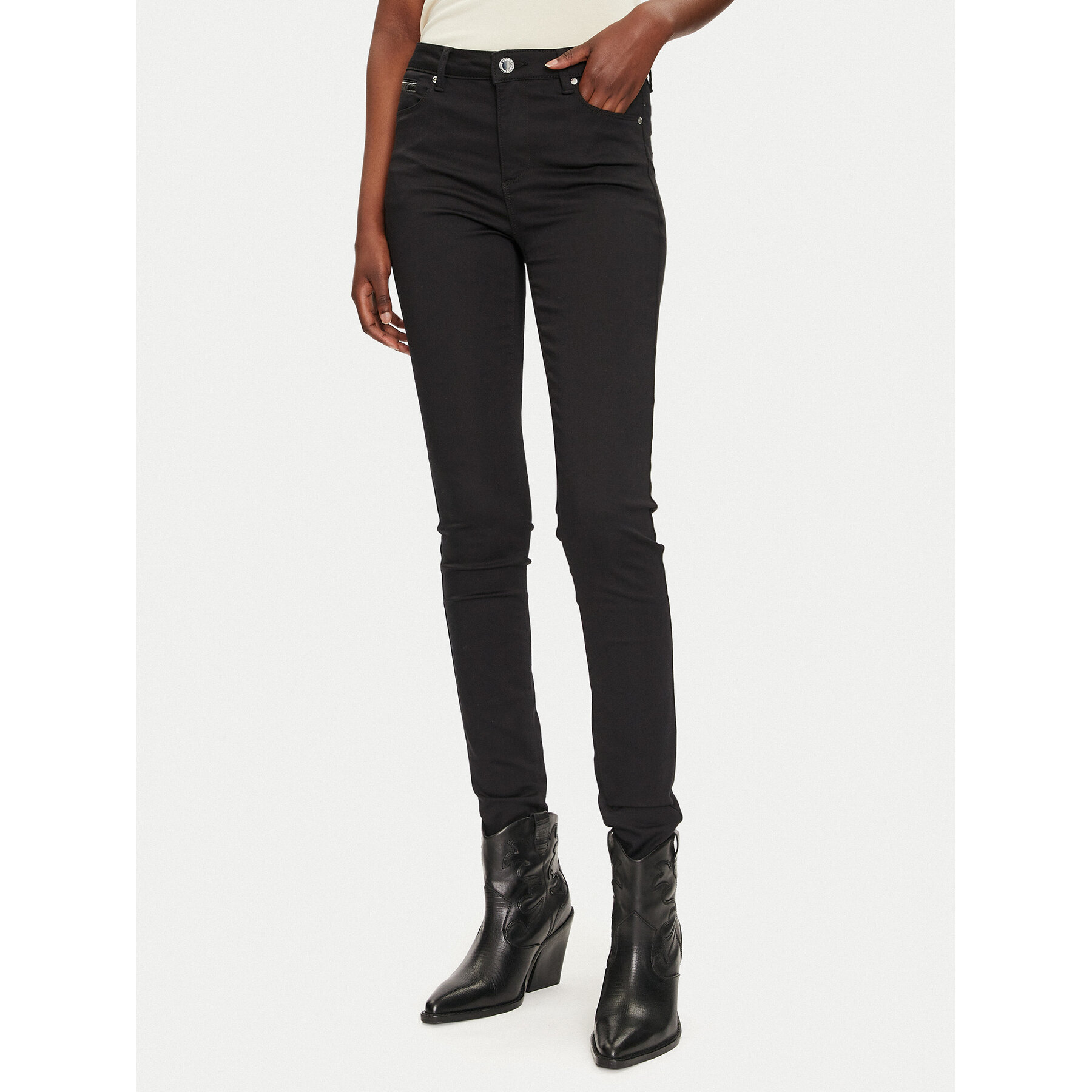 Morgan Jeans 212-PACO Schwarz Slim Fit