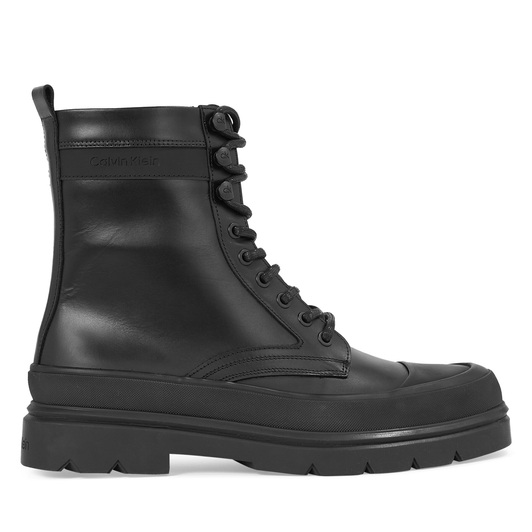 ÎœÏ€ÏŒÏ„ÎµÏ‚ Calvin Klein Lace Up Boot High HM0HM01213 ÎœÎ±ÏÏÎ¿