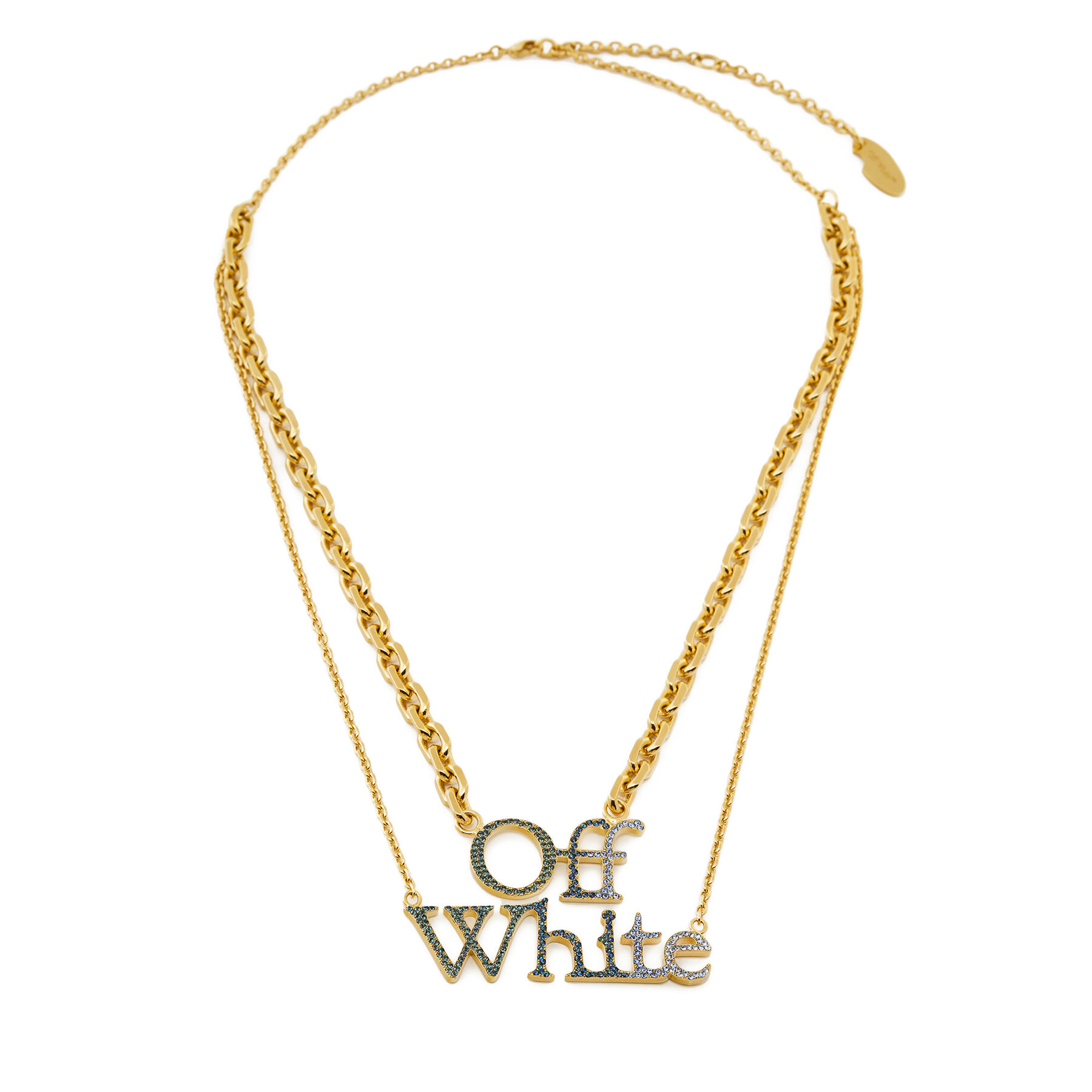 Колие Off-White OWOB097S23MET0028445 Златист