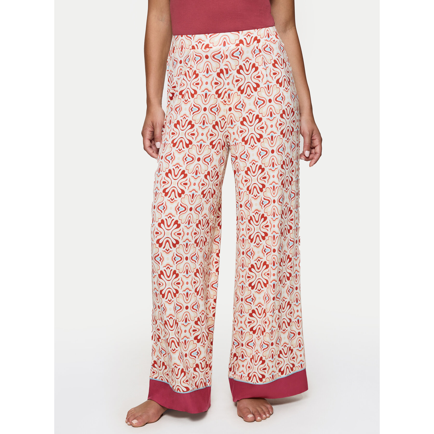Triumph Pizsama nadrág Aura Spotlight 10222614 Színes Relaxed Fit