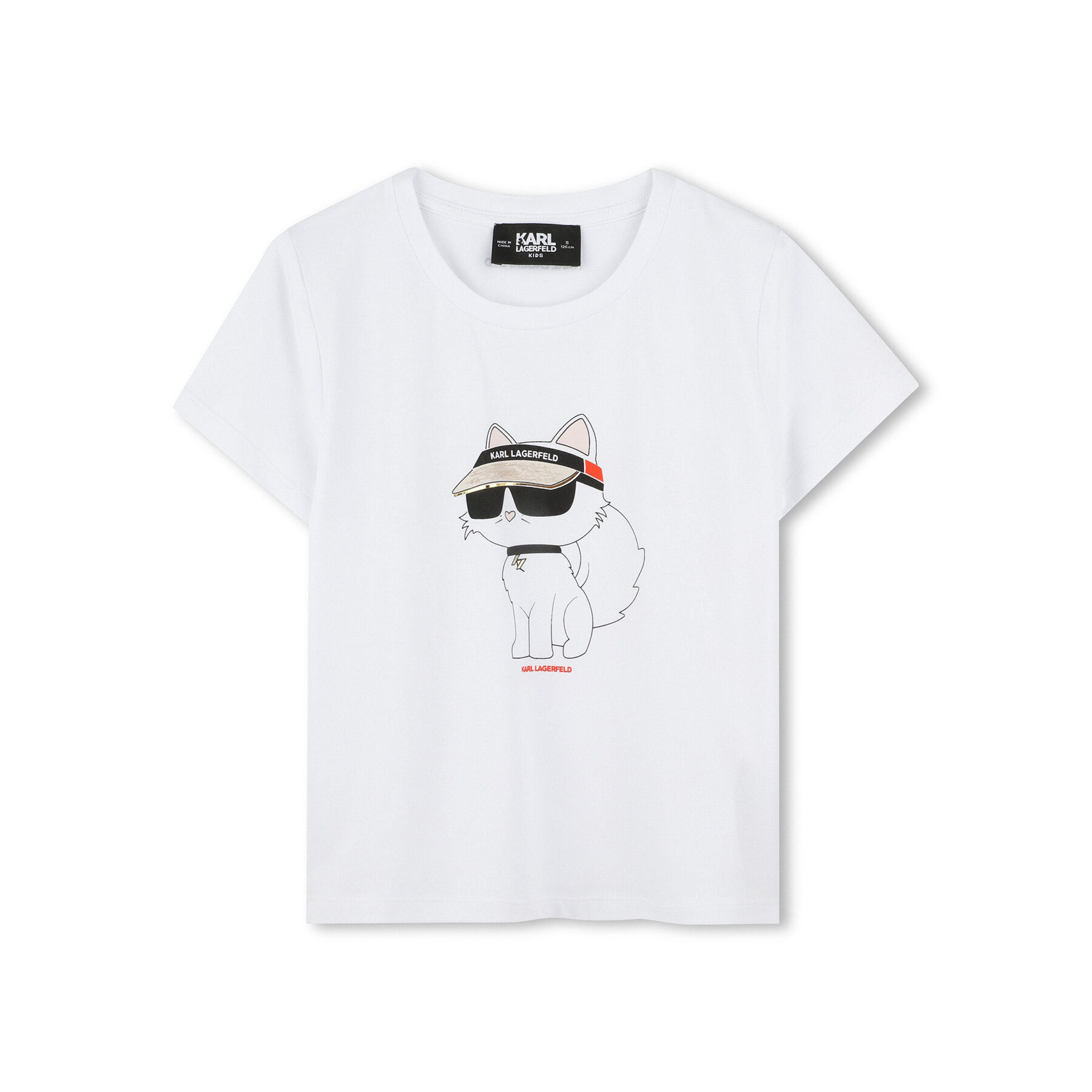 Karl Lagerfeld Kids T-shirt Z30492 S Bianco Regular Fit
