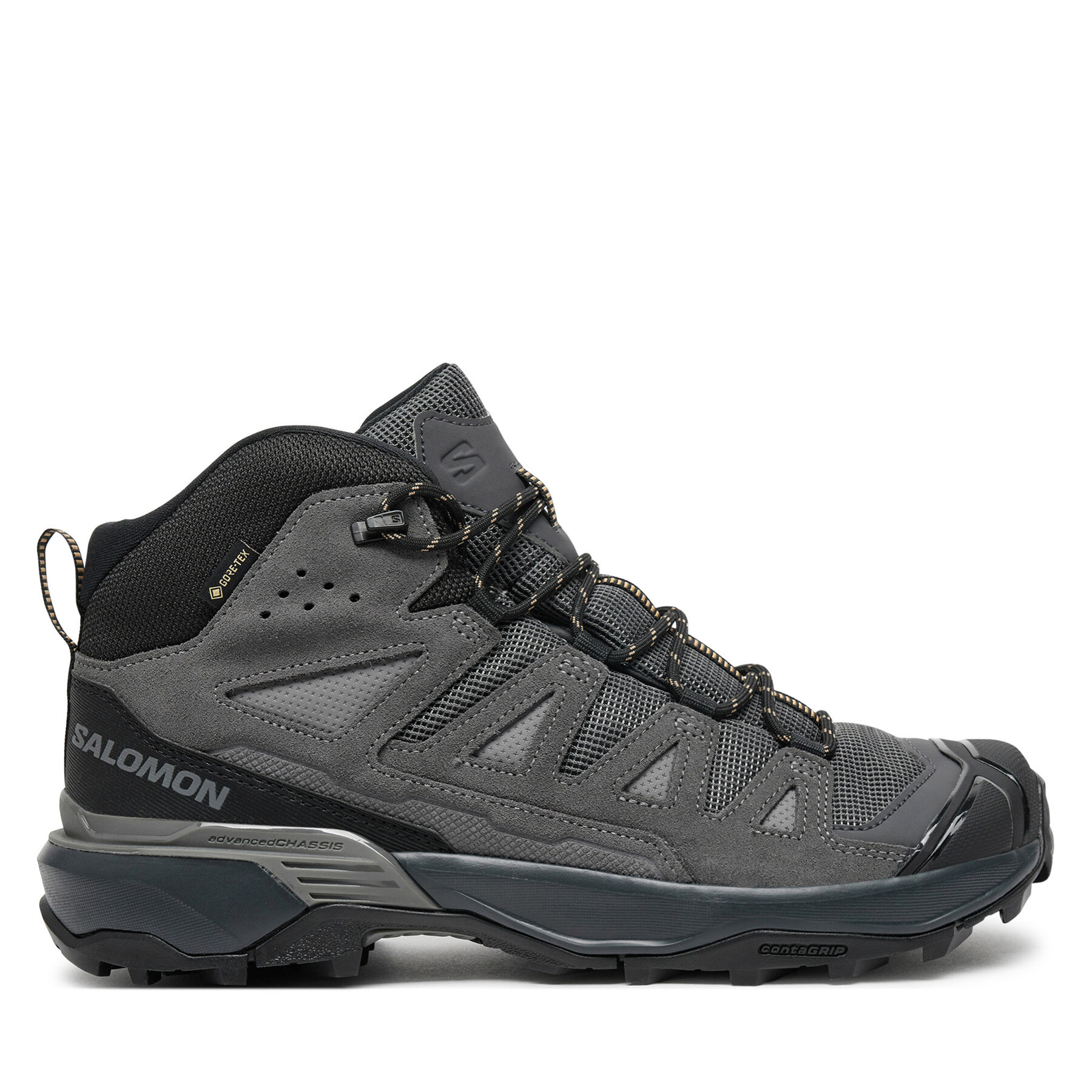Παπούτσια πεζοπορίας Salomon X Ultra 360 Leather Mid Gore-Tex L47570800 Μαύρο