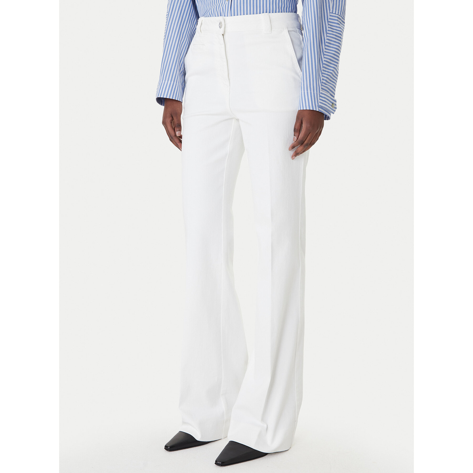 Marella Jeans Esodo 2613131034 Weiß Flare Fit