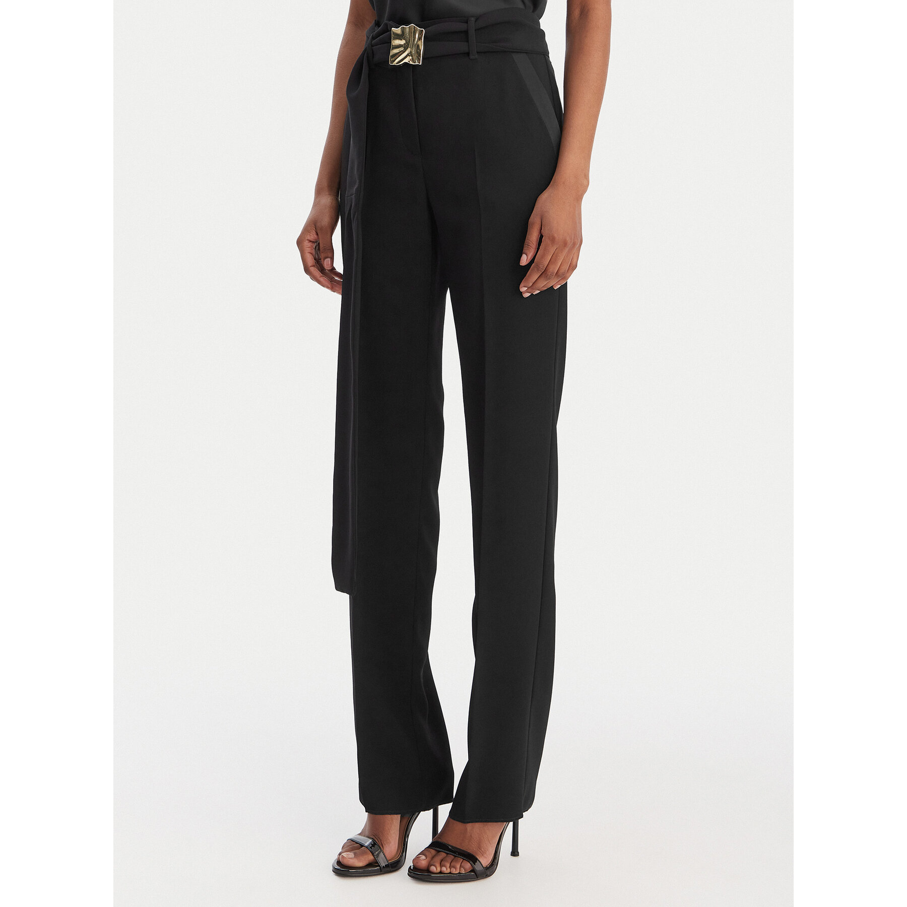 Marella Chinos Elica 2613131063 Schwarz Slim Fit