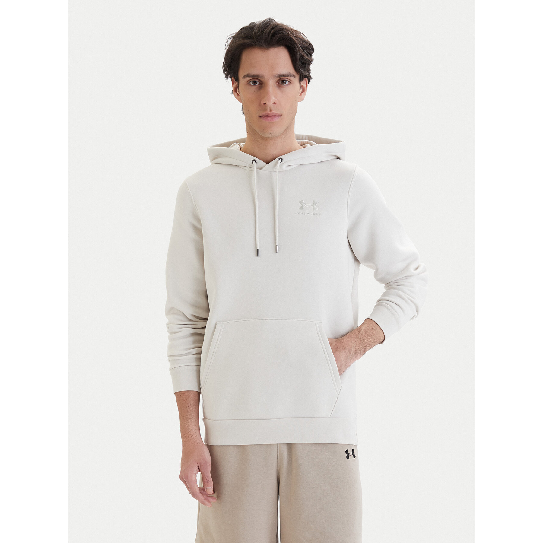 Under Armour Sweatshirt Ua Essential 1373880 Écru Regular Fit