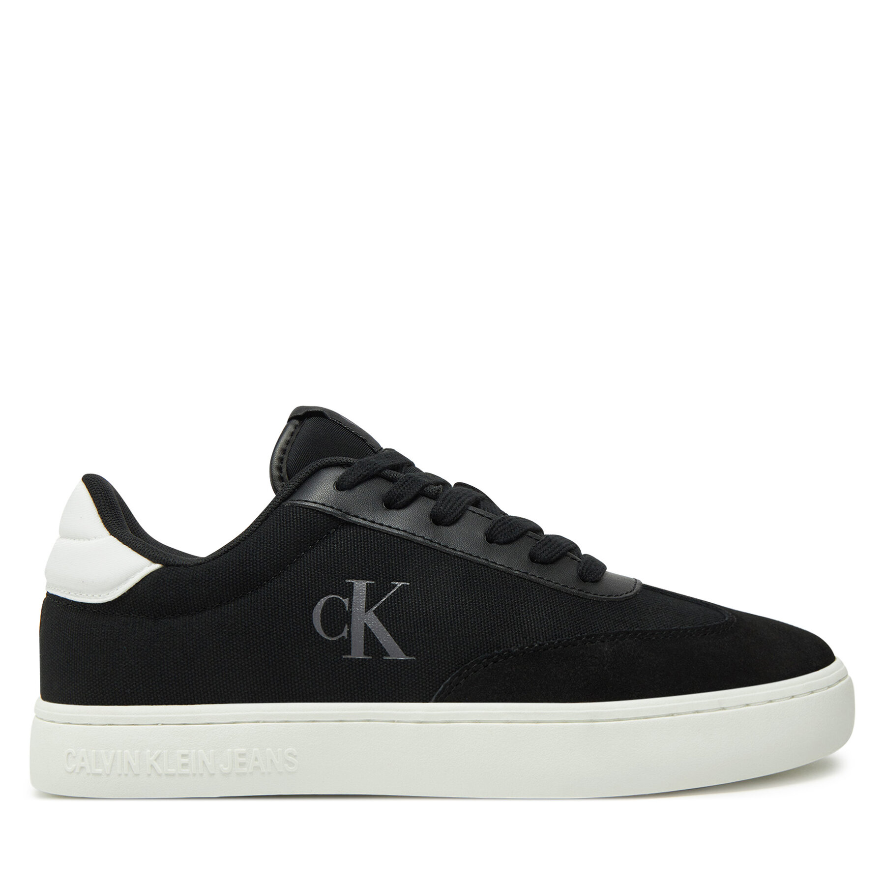Sneakersy Calvin Klein Jeans Classic Cupsole Low Mix Mg YM0YM01169 Čierna