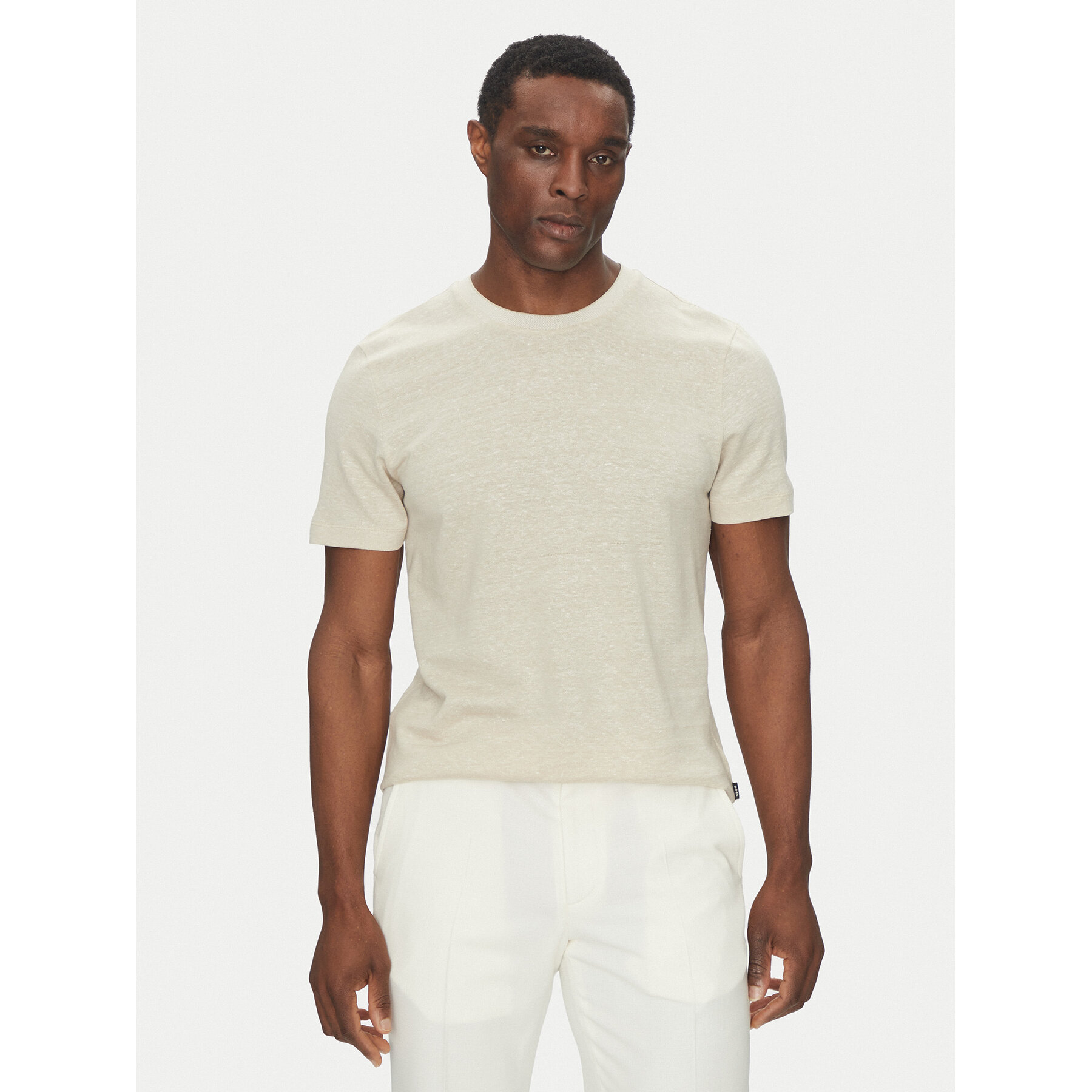 BOSS T-shirt H-Thompson 28 50537488 Beige Regular Fit