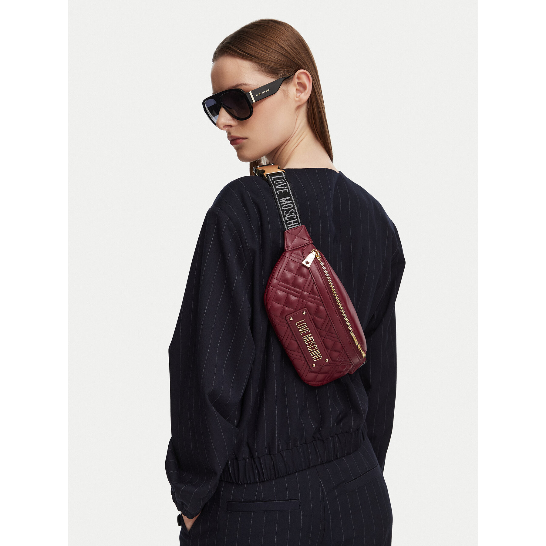 Borsetă LOVE MOSCHINO JC4003PP1PLA0552 Vișiniu