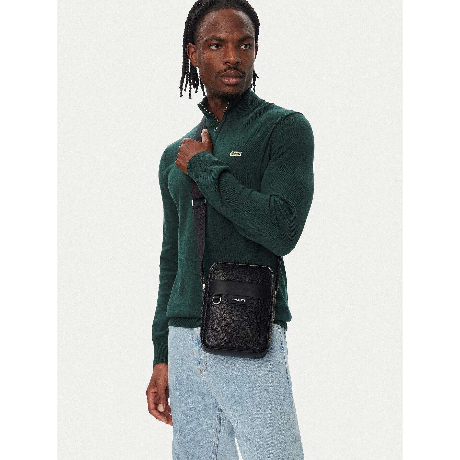 Geantă crossover Lacoste NH5047OI Negru