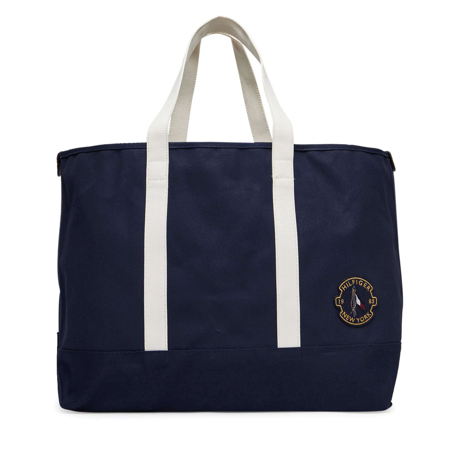 Geantă Tommy Hilfiger Th Summer Tote AM0AM13557 Bleumarin