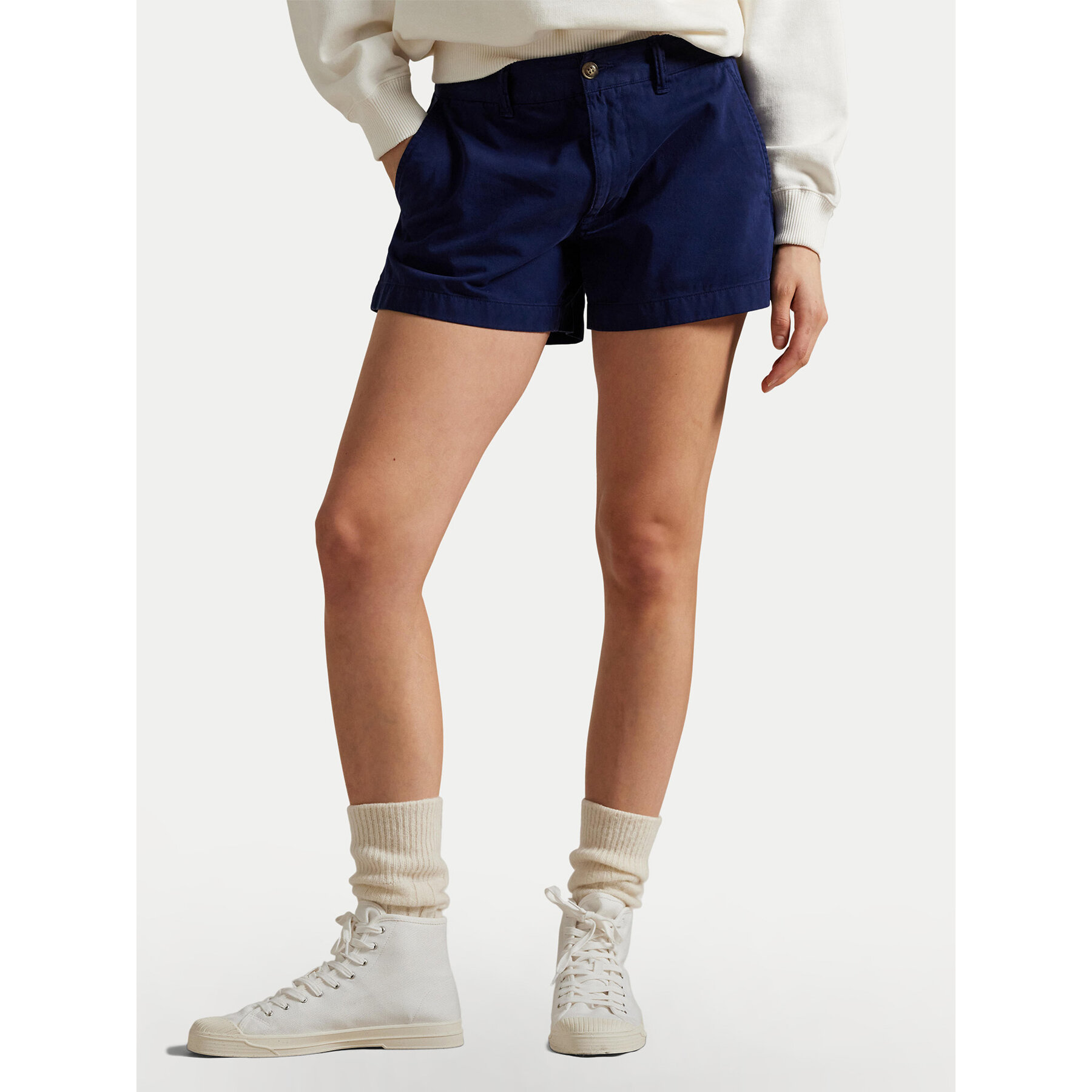 Polo Ralph Lauren Stoffshorts 211963798004 Dunkelblau Straight Fit