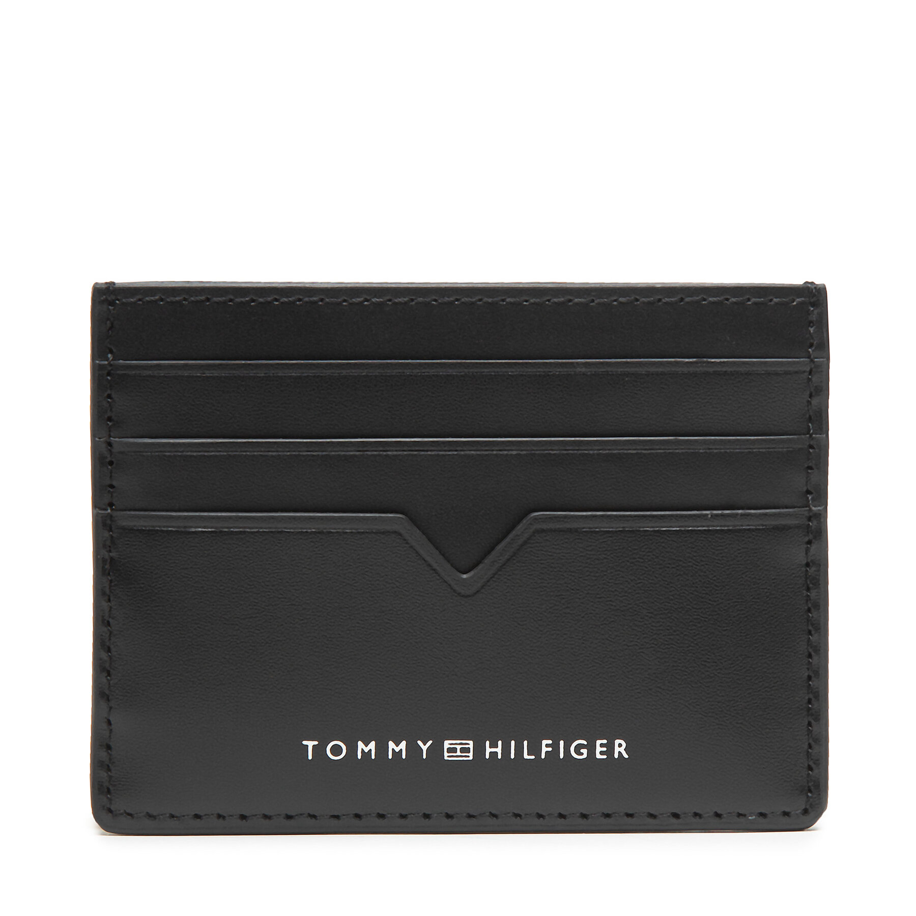 Etui pentru carduri Tommy Hilfiger Th Modern Leather Cc Holder AM0AM10616 BDS AM0AM10616