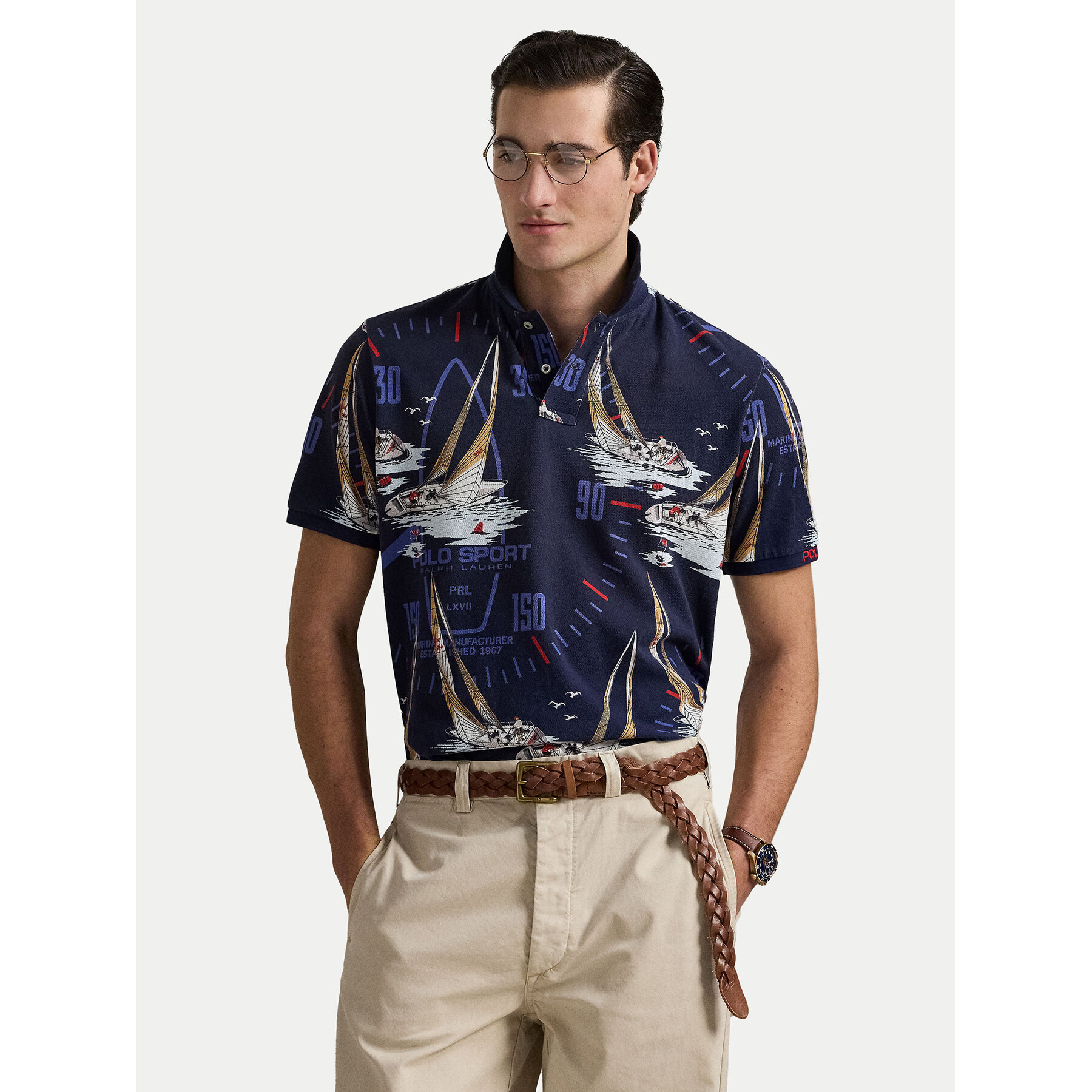 Polo Ralph Lauren Pólóing 710971785001 Sötétkék Classic Fit