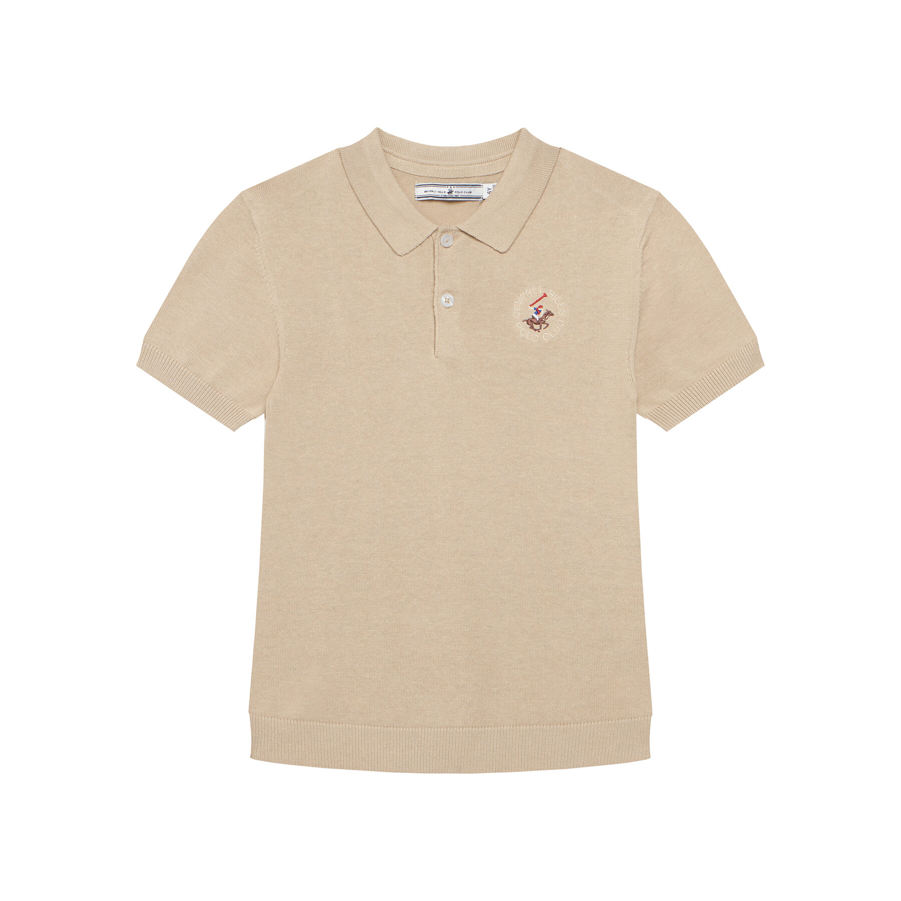 Beverly Hills Polo Club Polo 76B5W0031 Bež Regular Fit