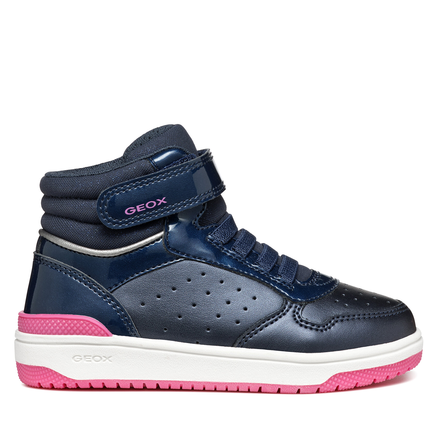 Sneakersy Geox J Washiba Girl J36HXA 0AJ02 C4002 M Tmavomodrá