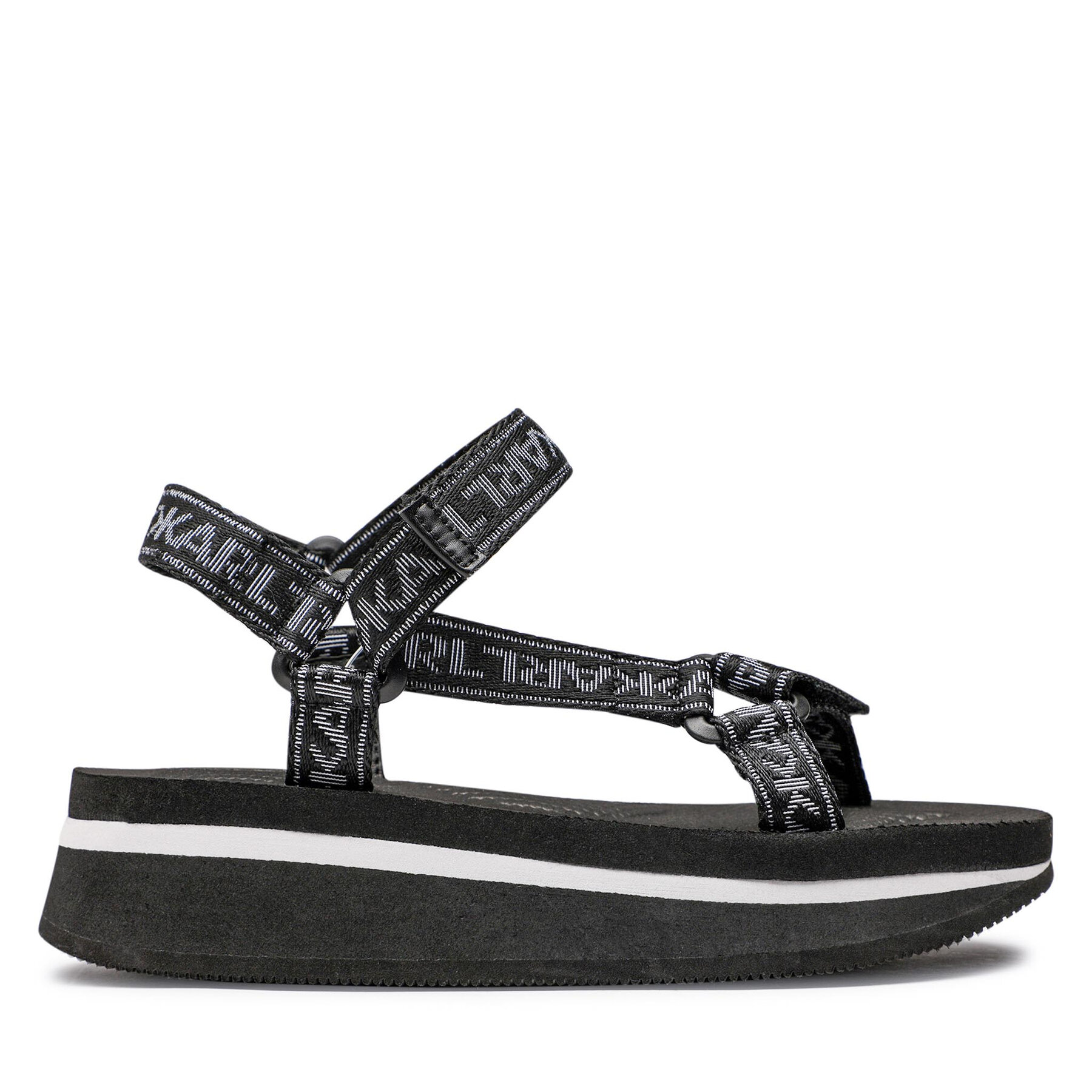 Damskie Sandały KARL LAGERFELD, Rozmiar 38 Czarny KL81900A