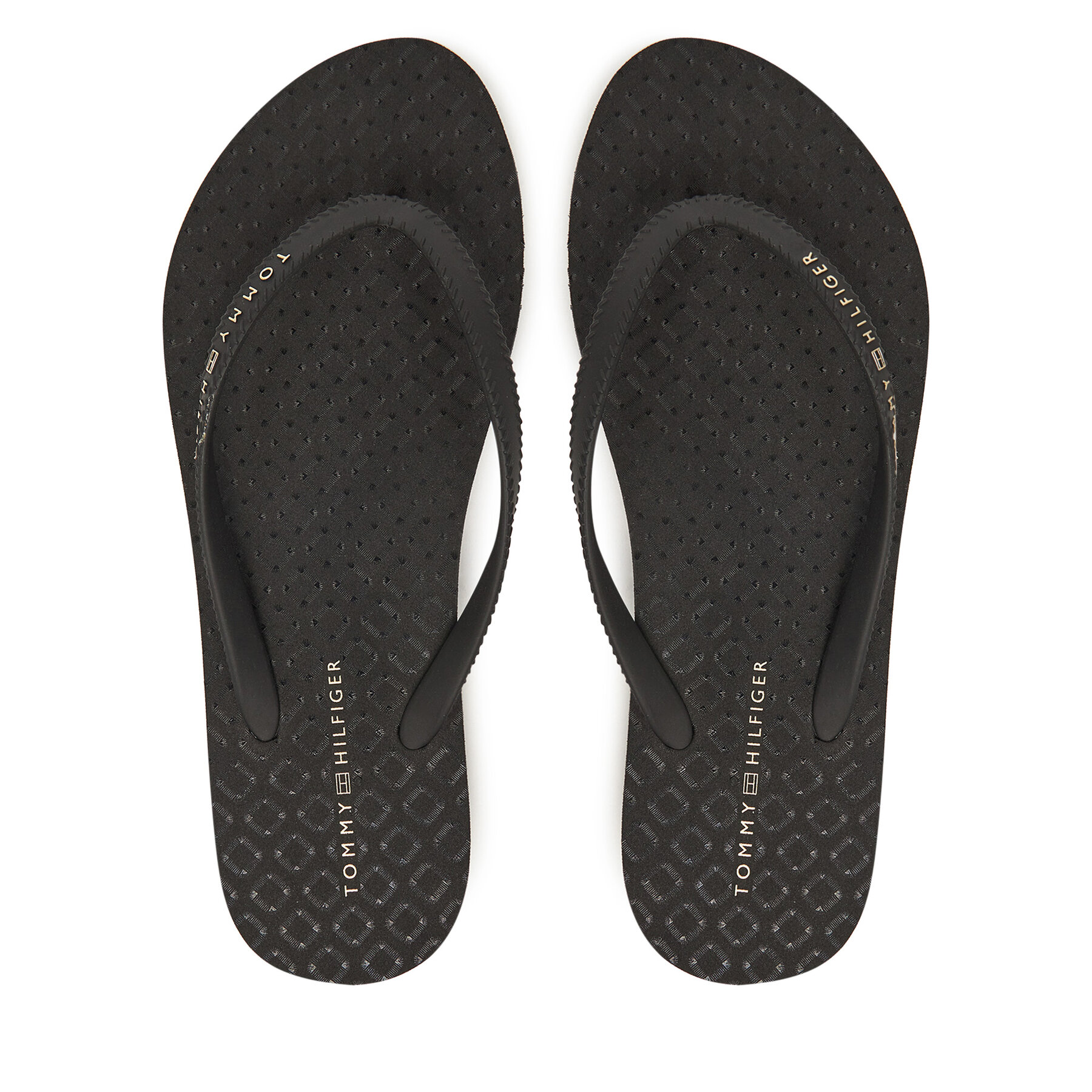 Джапанки Tommy Hilfiger Hilfiger Strap Beach Sandal FW0FW08736 Черен