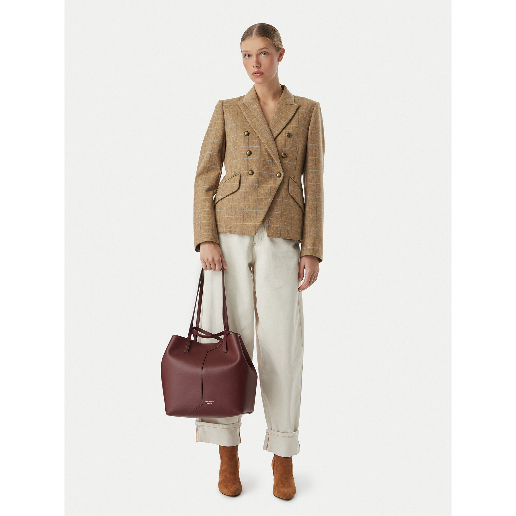 Torbica Emporio Armani EW005668 AF29459 U6017 Smeđa