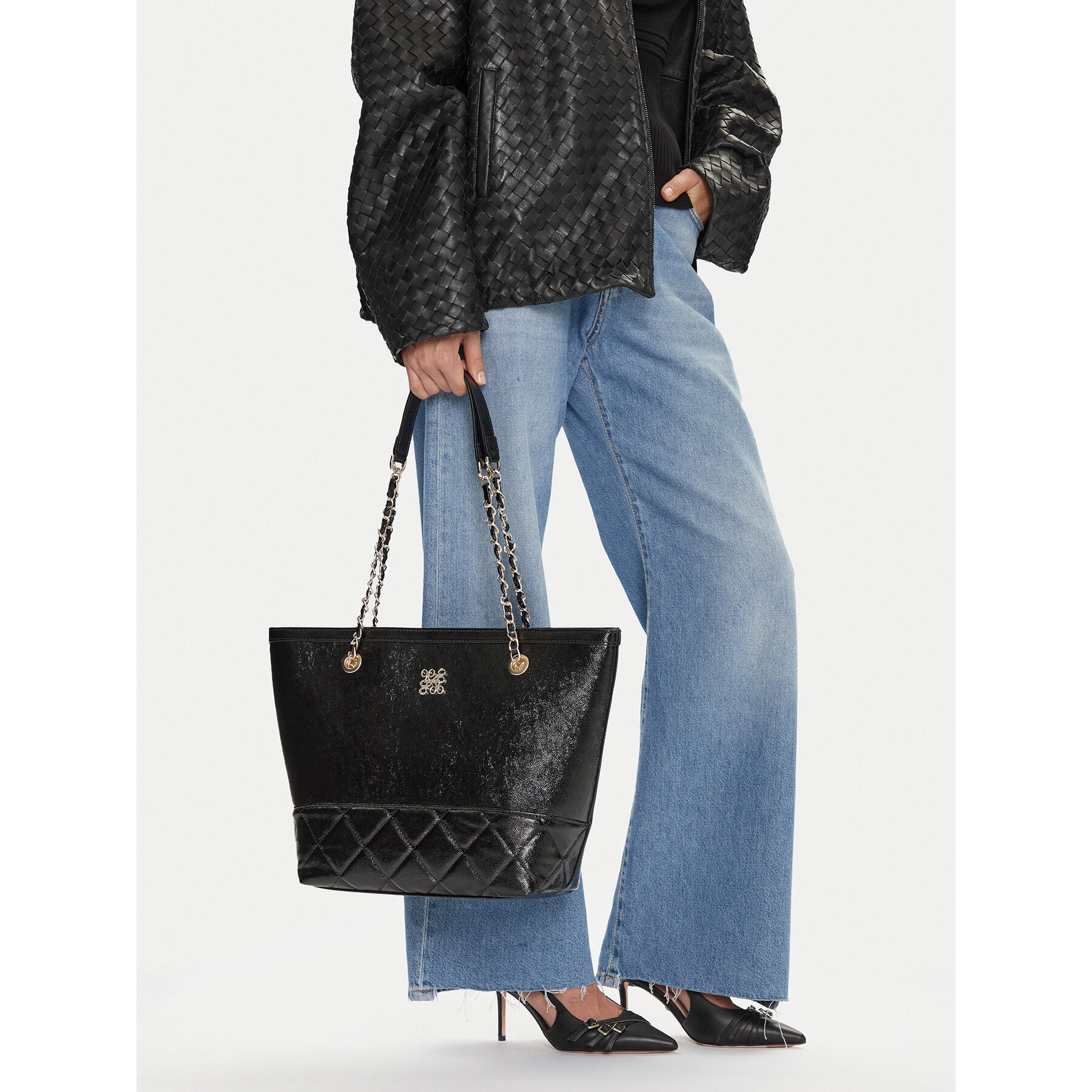 Дамска чанта Nine West C-TRINITY-KY090 Черен