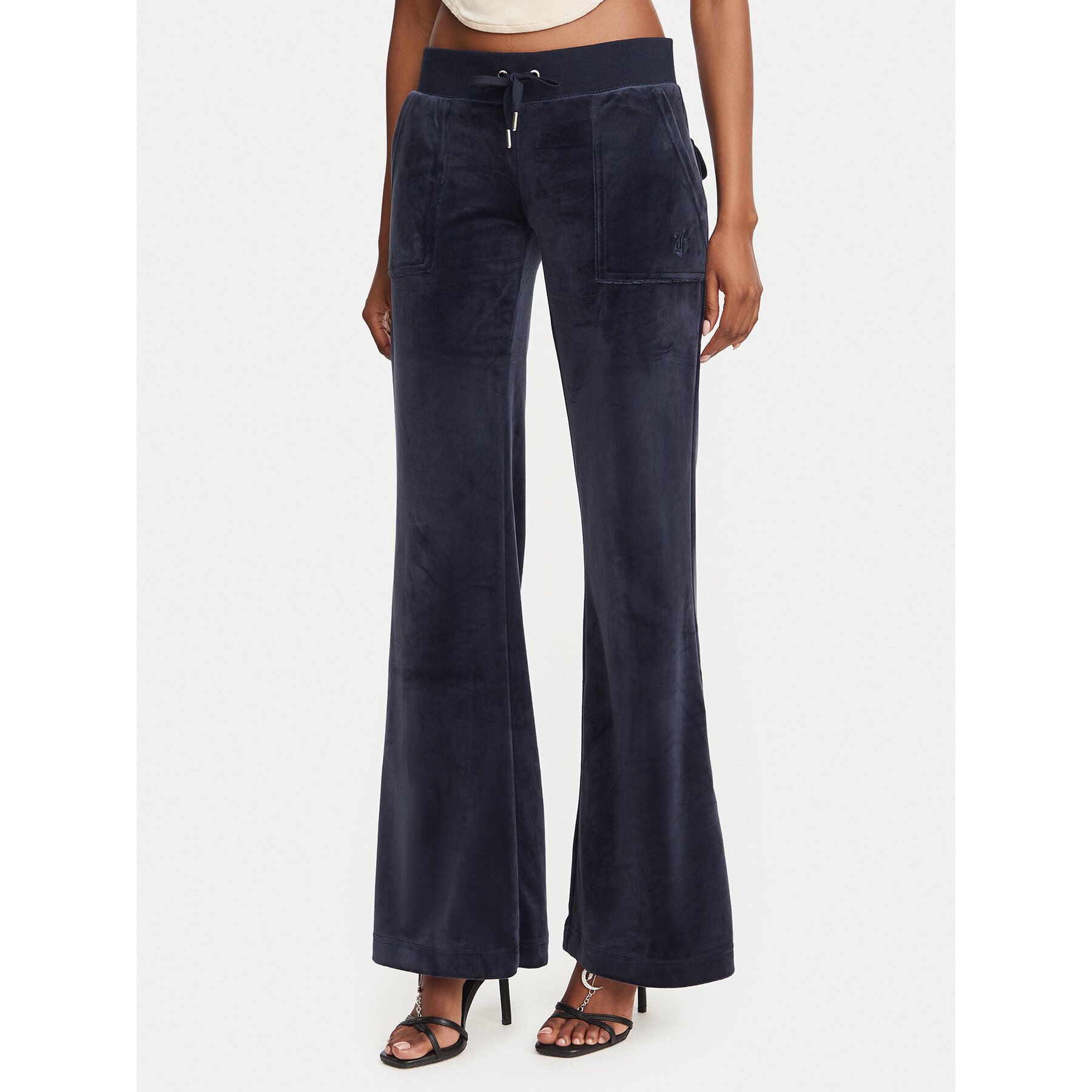 Juicy Couture Donji dio trenerke Layla JCSEBJ001G Tamnoplava Regular Fit
