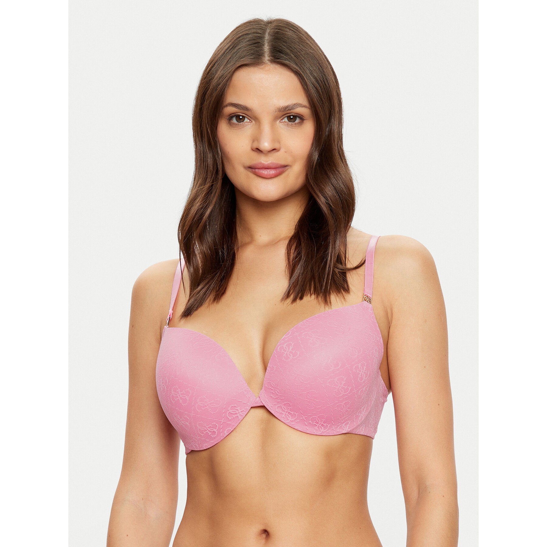 Guess Guess Σουτιέν Push-up O5RC12 KCLB0 Ροζ