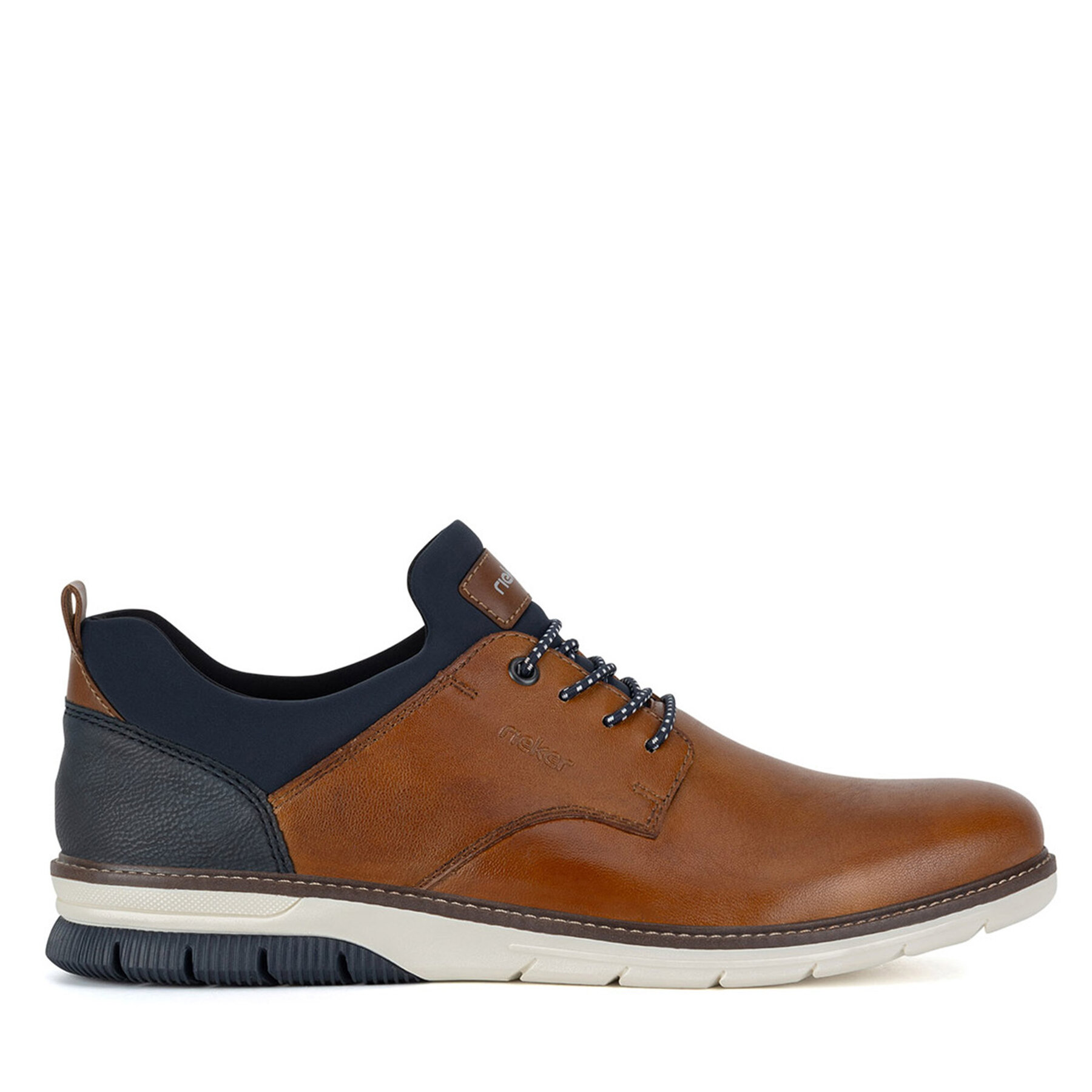 Rieker Pánske Poltopánky, Rozmer: 40, Hnedá, 14454-22